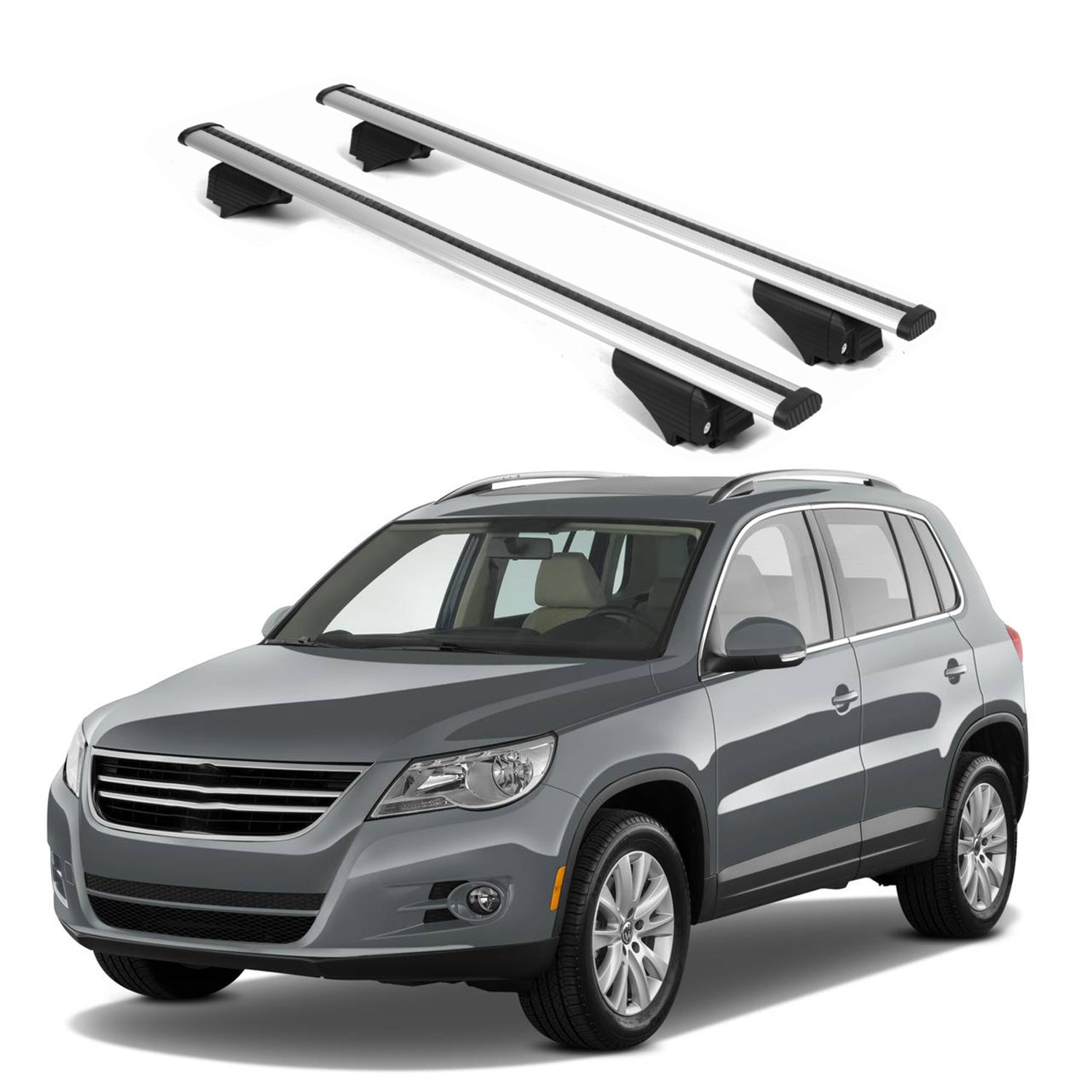 ERKUL Roof Rack Crossbars For VOLKSWAGEN TIGUAN 2008-2017