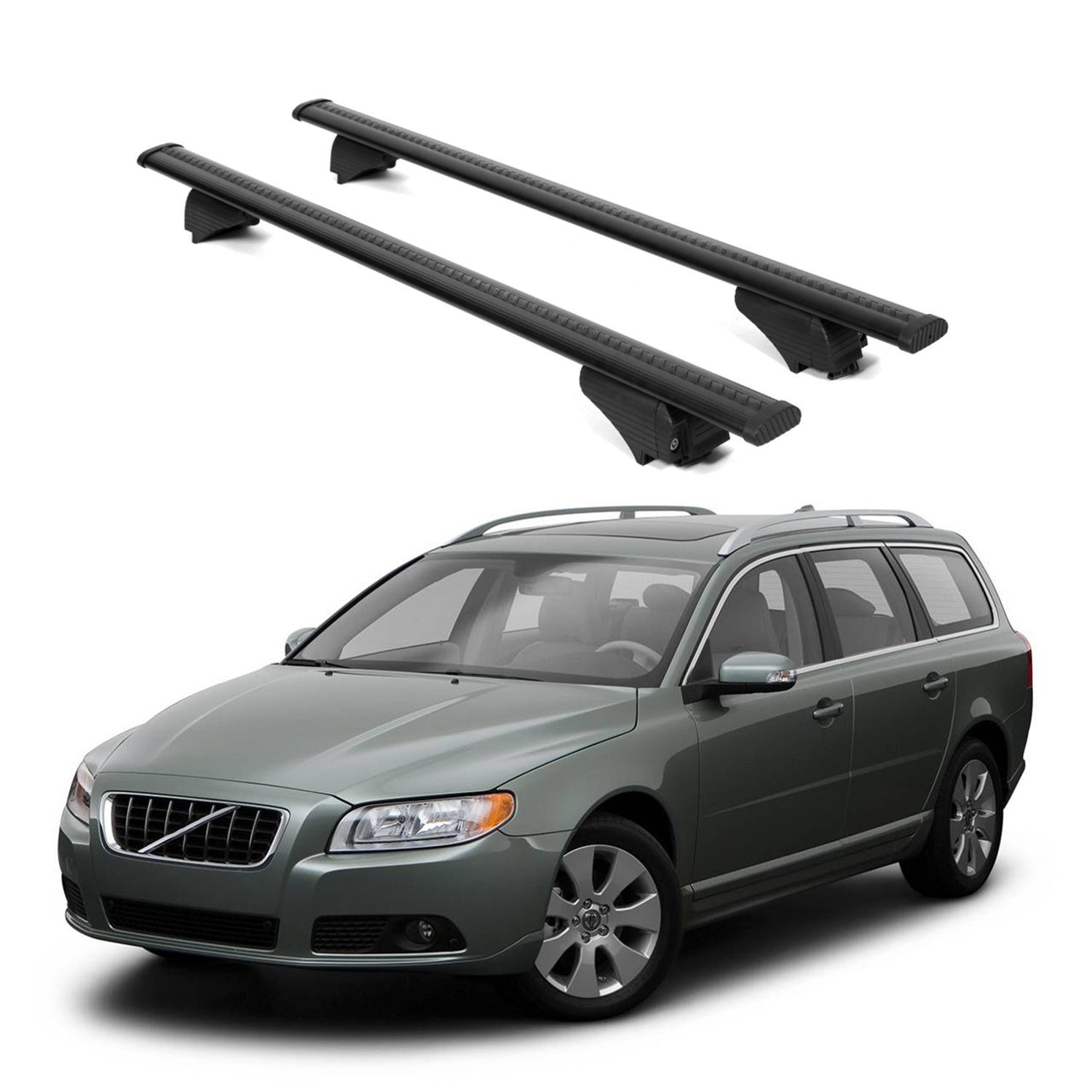 ERKUL Roof Rack Crossbars For VOLVO V70 2008-2010