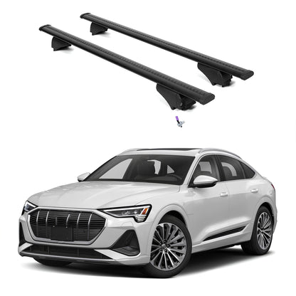 ERKUL Roof Rack Cross Bars for Audi e-tron Sportback 2020-2023 - Black