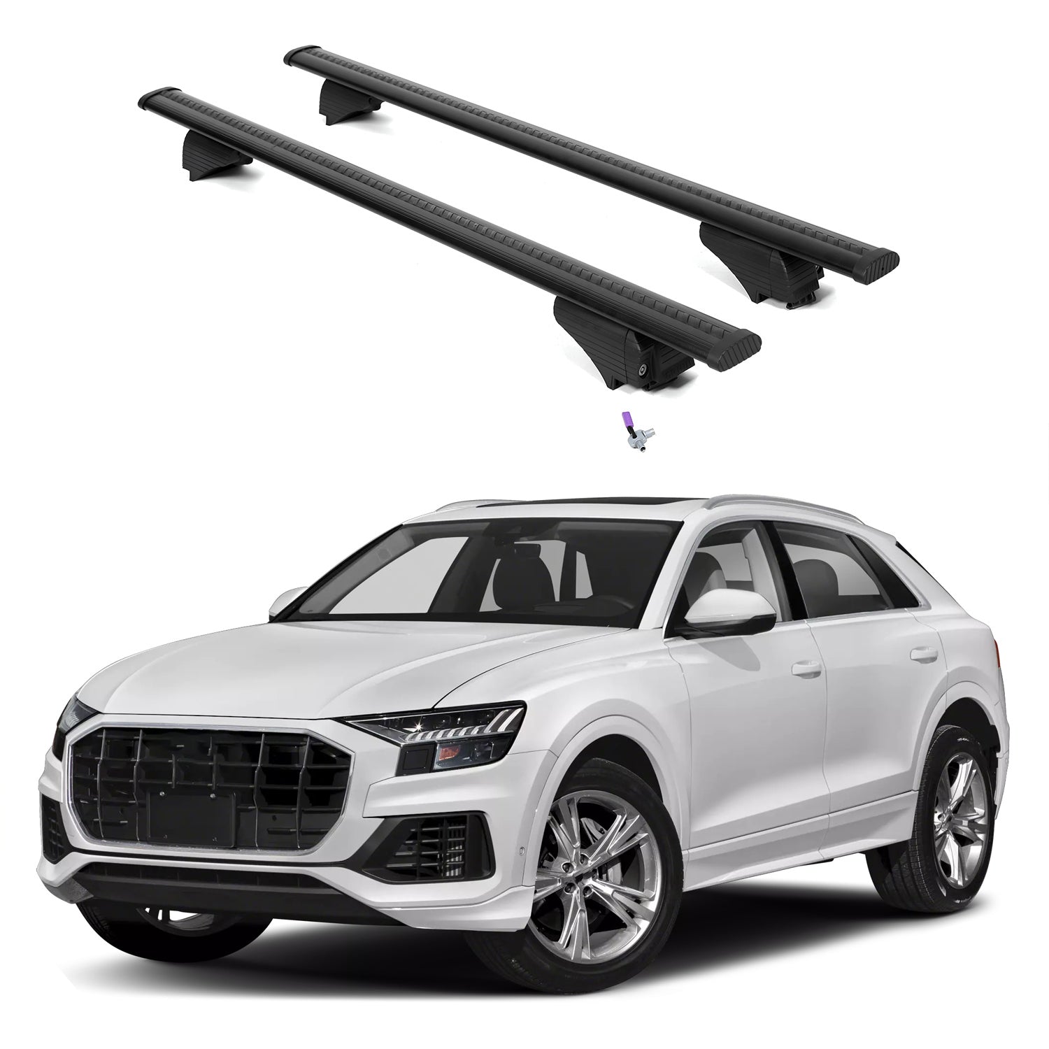 ERKUL Roof Rack Crossbars For AUDI Q8 / Q8 E-Tron 2019-2026