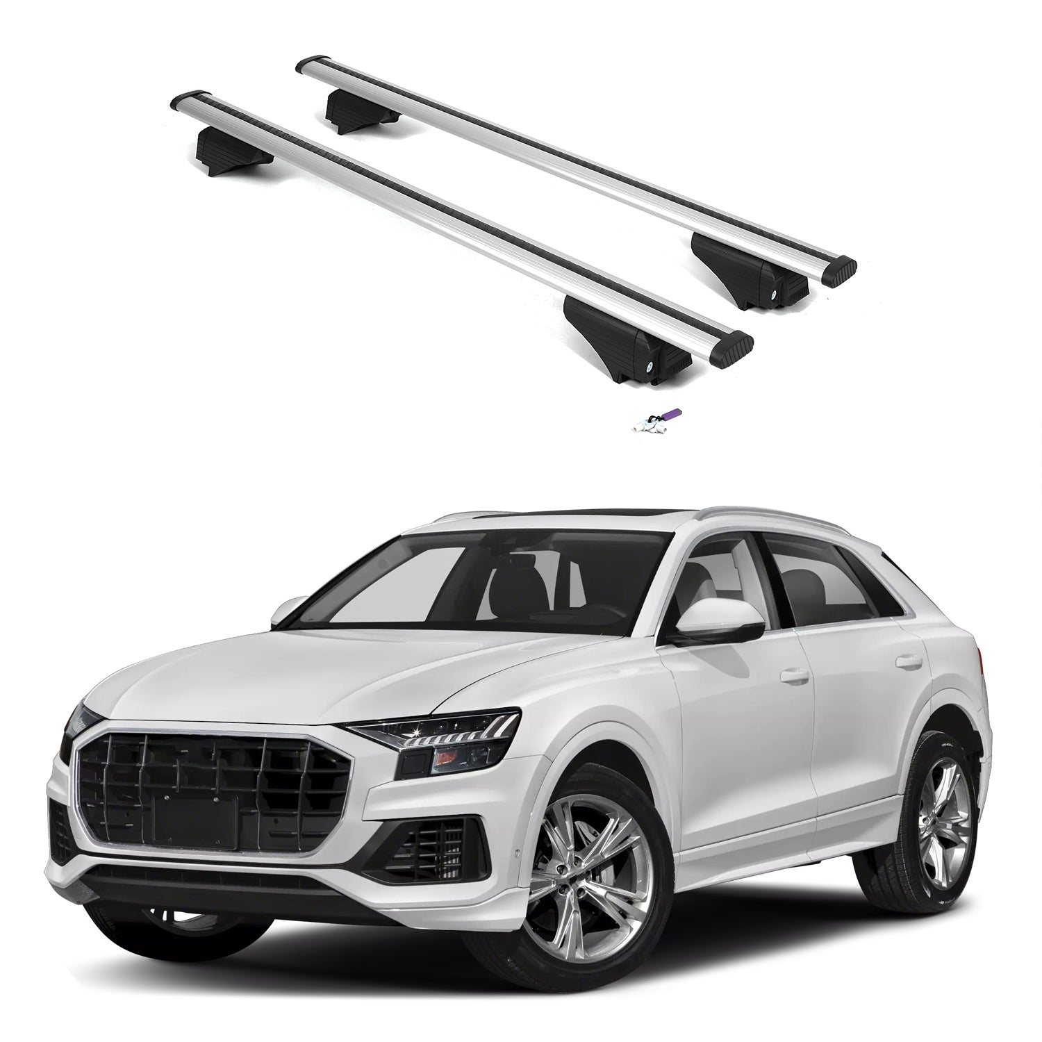 ERKUL Roof Rack Crossbars For AUDI Q8 / Q8 E-Tron 2019-2026