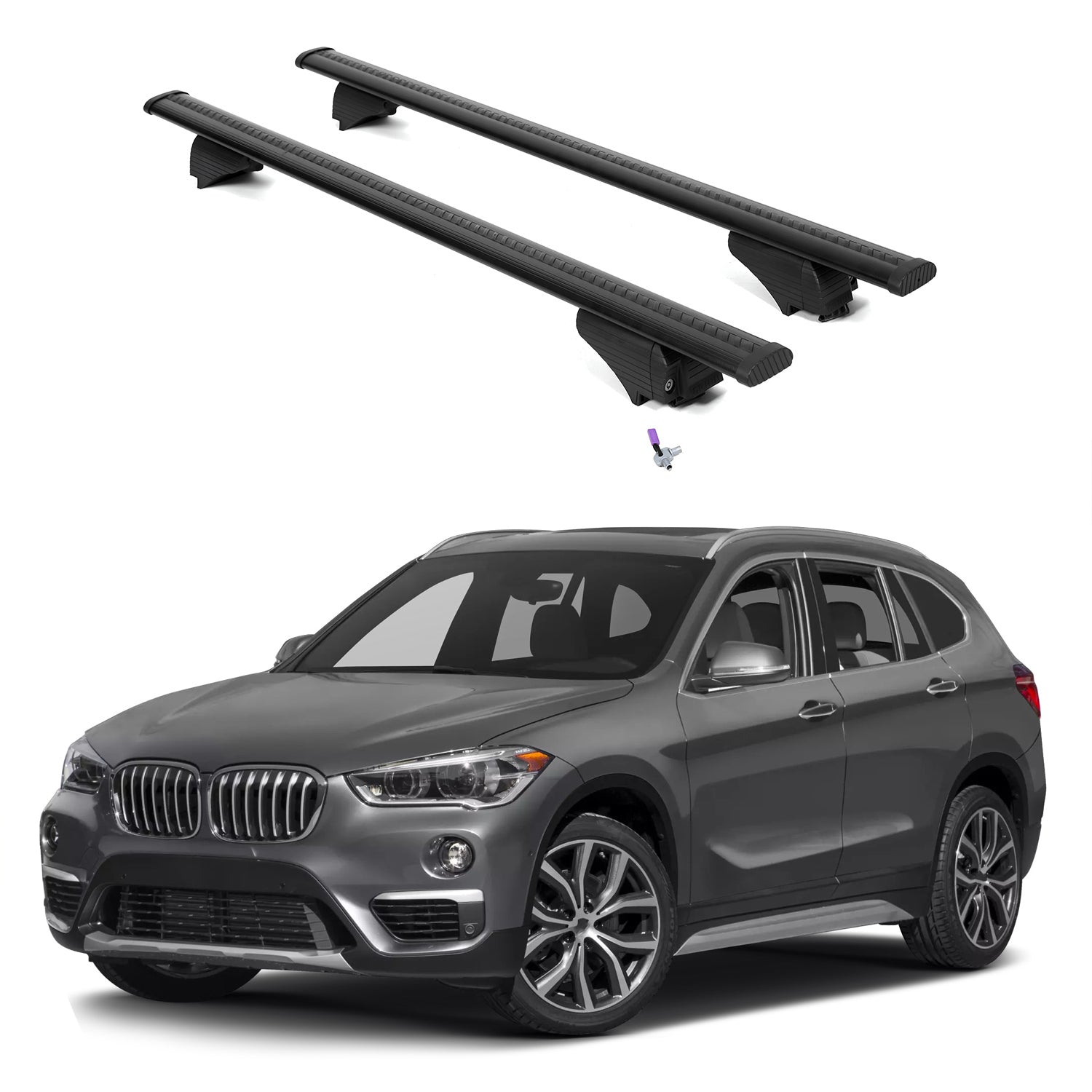 ERKUL Roof Rack Crossbars For BMW X1 2016-2022