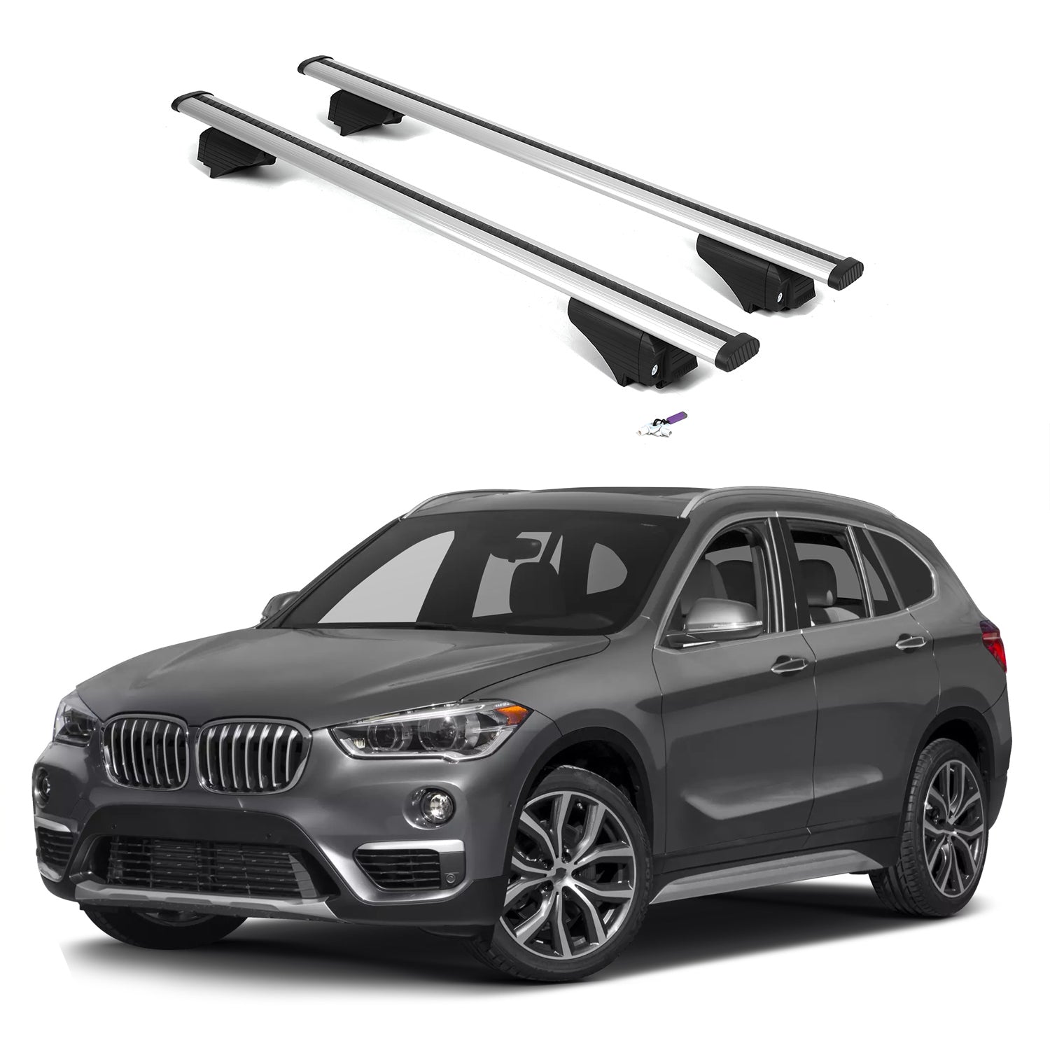 ERKUL Roof Rack Crossbars For BMW X1 2016-2022