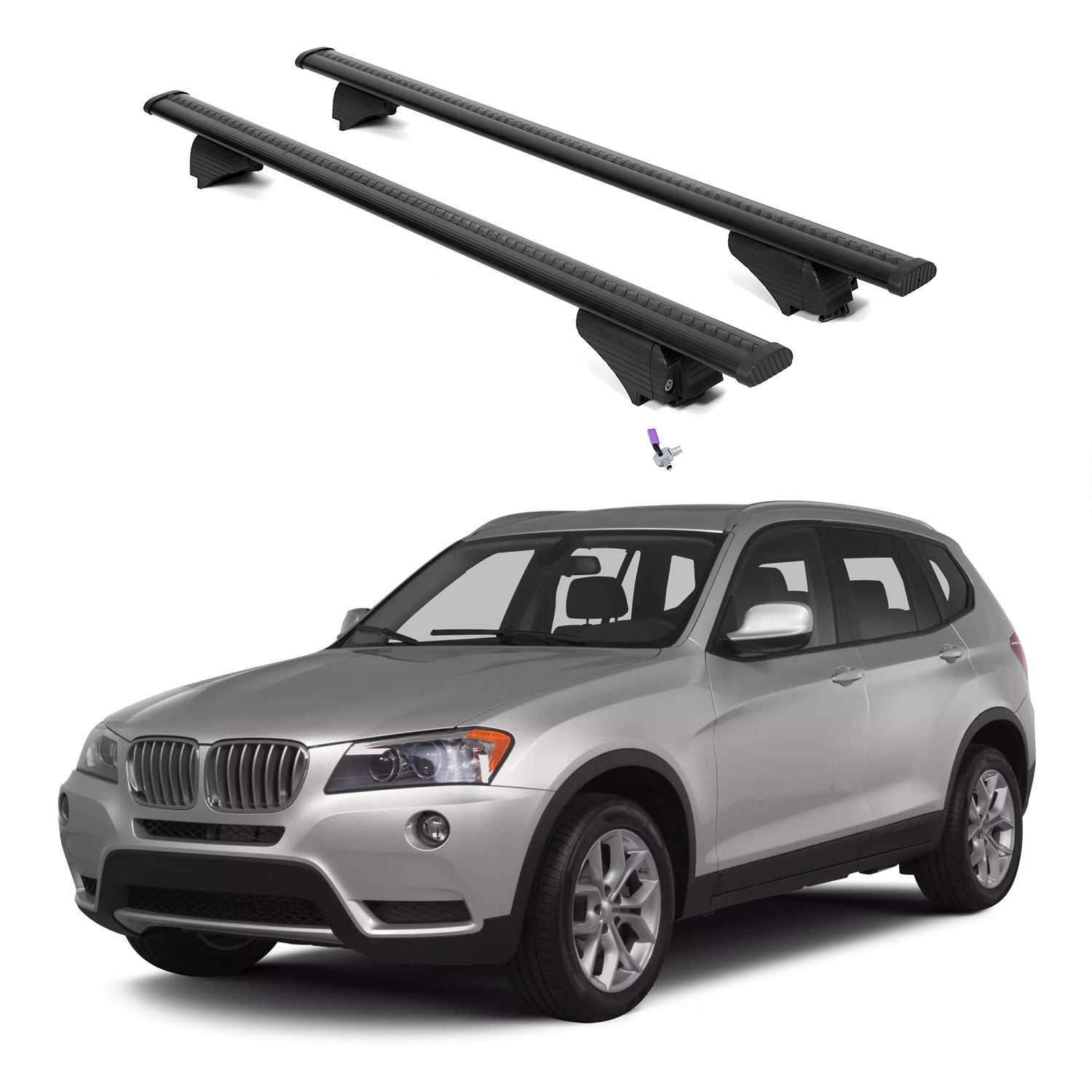 ERKUL Roof Rack Crossbars For BMW X3 2011-2017