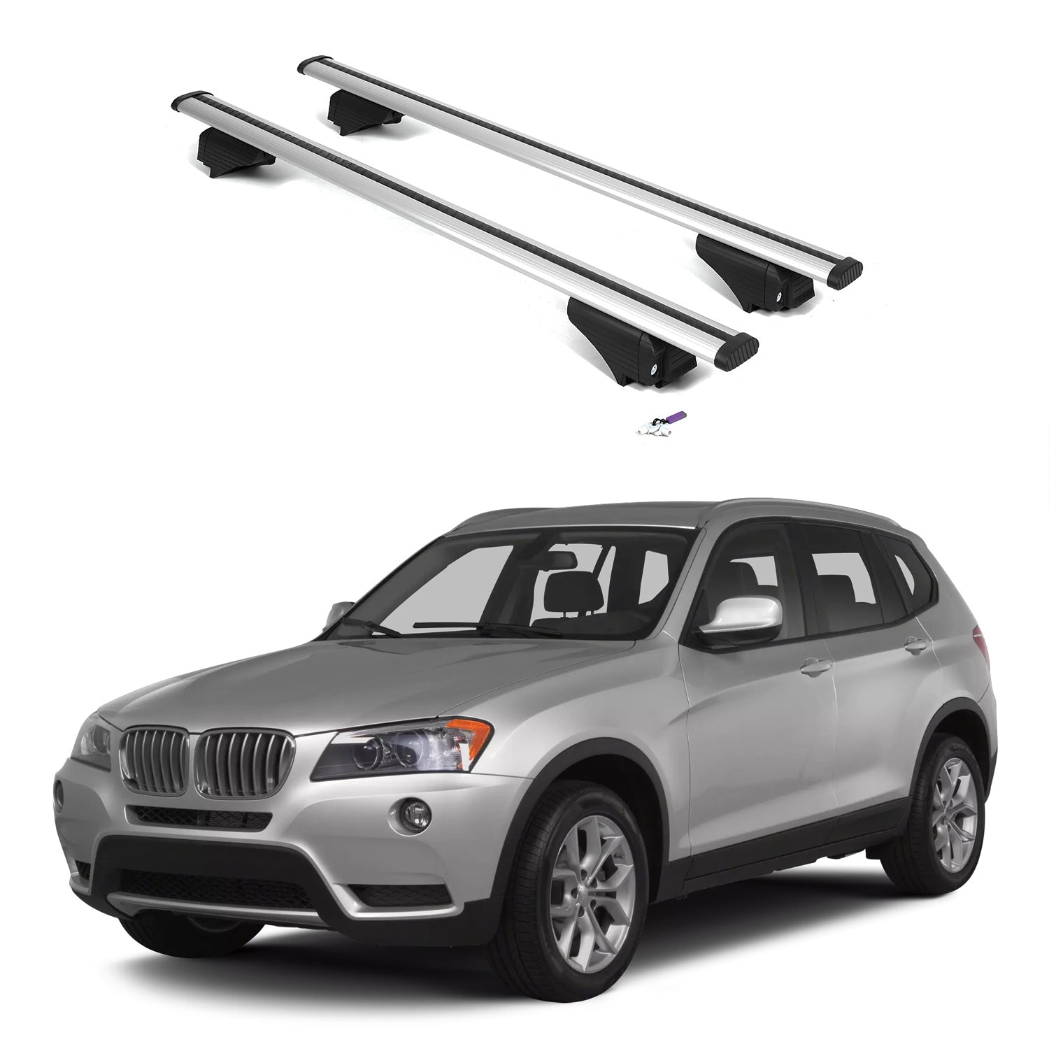 ERKUL Roof Rack Crossbars For BMW X3 2011-2017