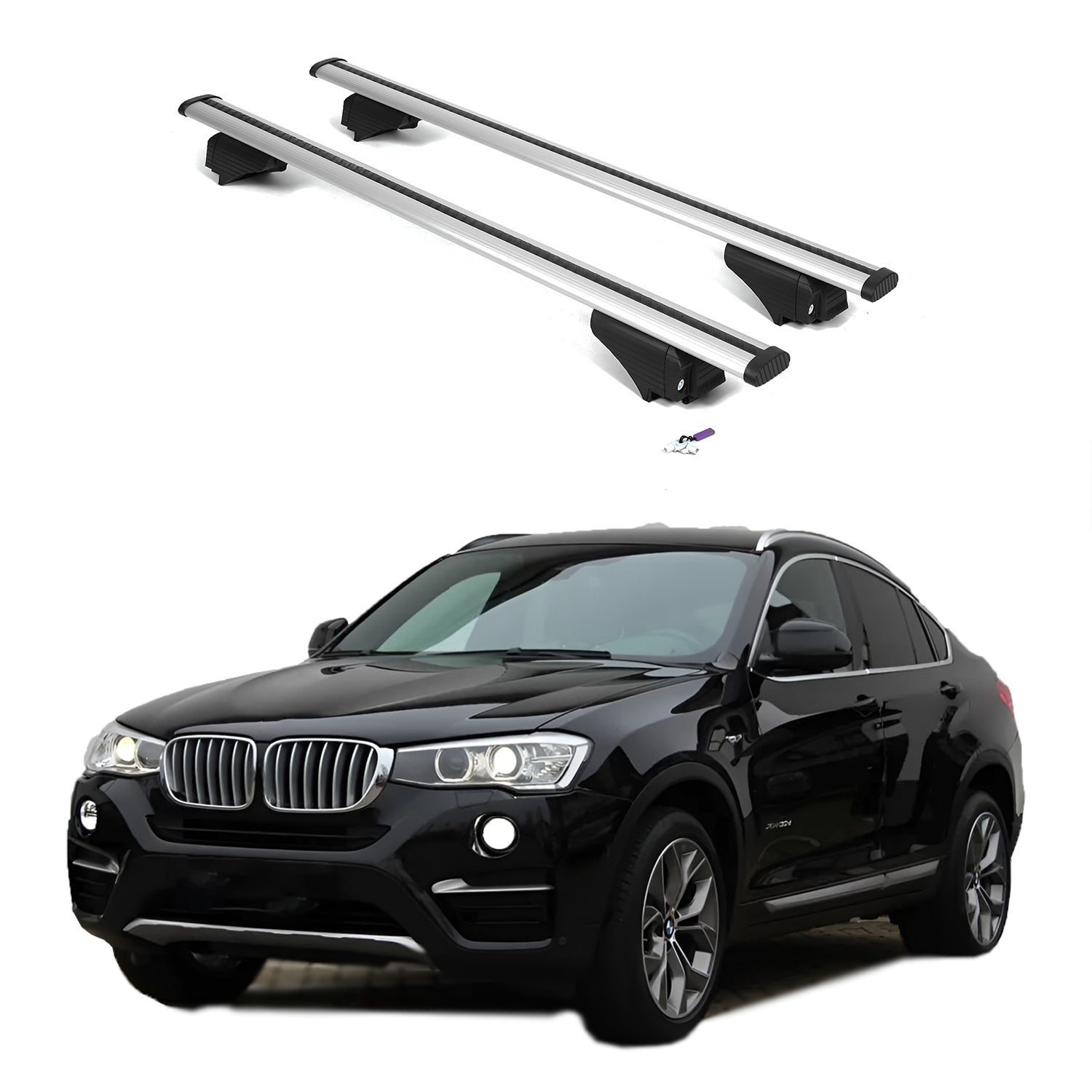 ERKUL Roof Rack Crossbars For BMW X4 2014-2018