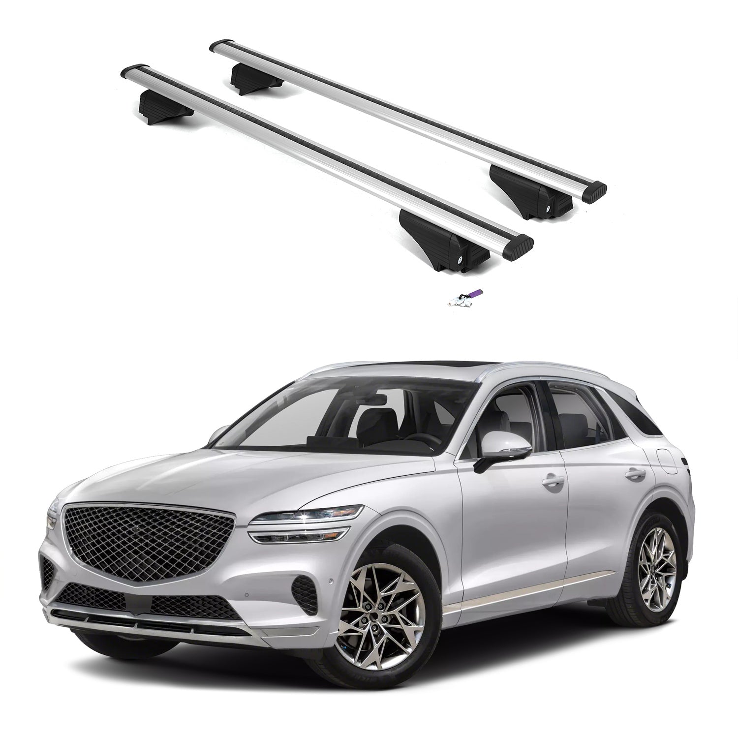 ERKUL Roof Rack Crossbars For GENESIS GV70 2022-2026
