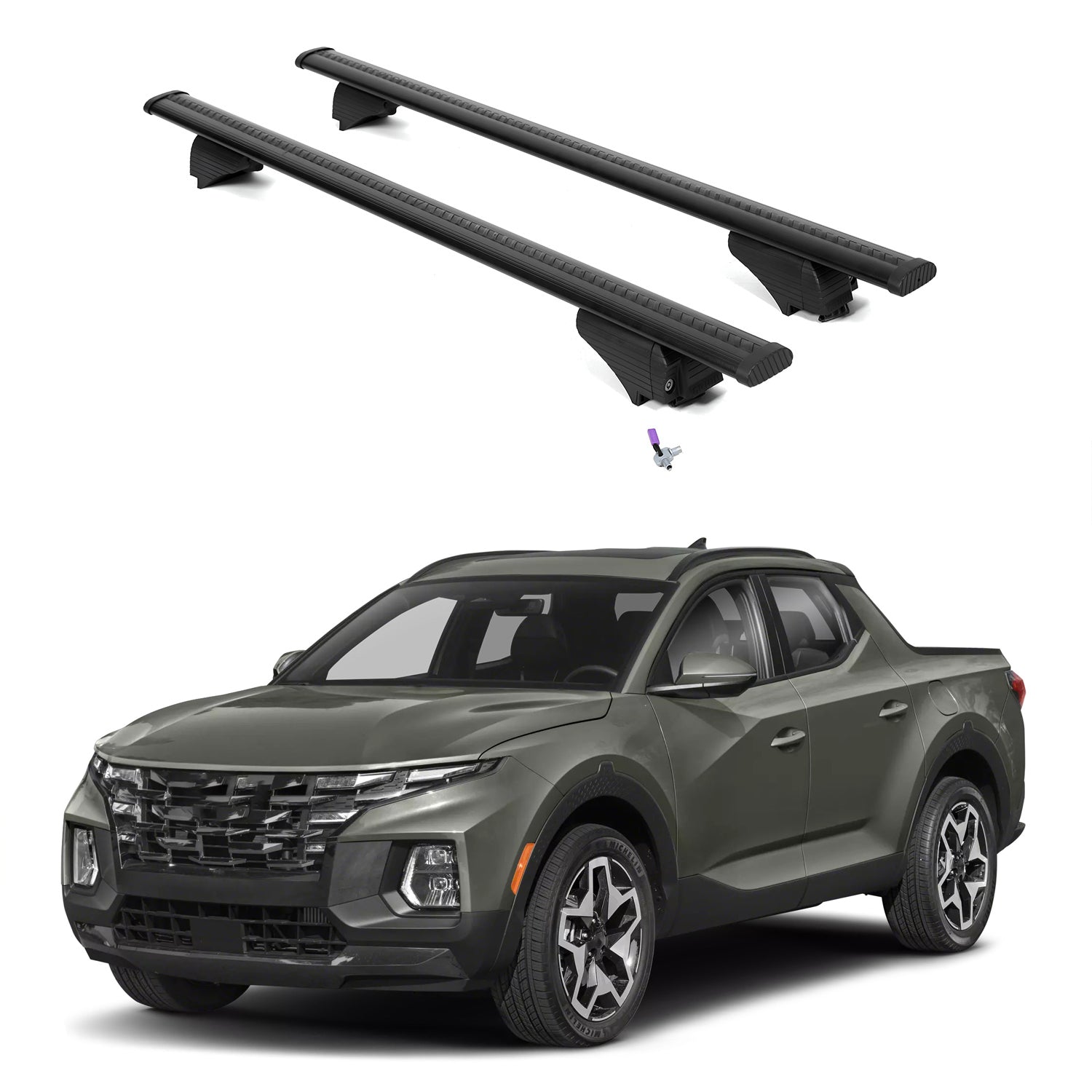 ERKUL Roof Rack Crossbars For HYUNDAI SANTA CRUZ 2022-2026