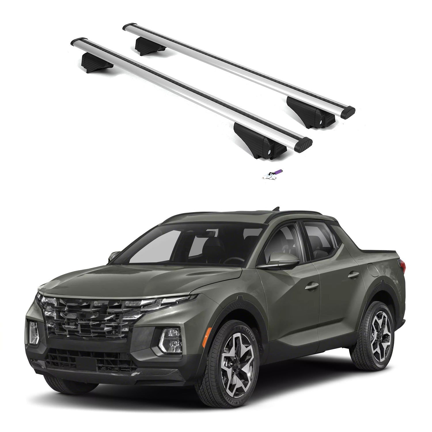 ERKUL Roof Rack Crossbars For HYUNDAI SANTA CRUZ 2022-2026