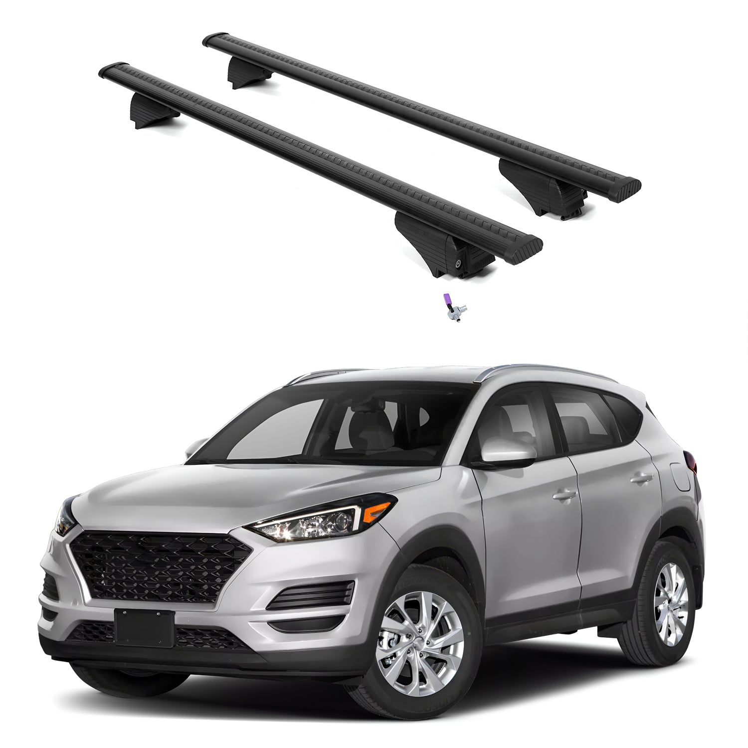 ERKUL Roof Rack Crossbars For HYUNDAI TUCSON 2016-2021