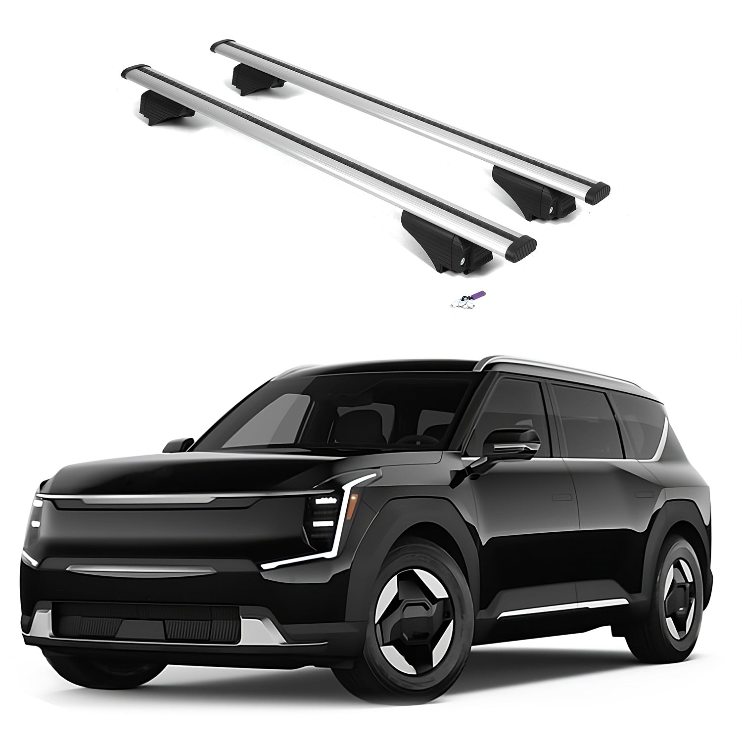 ERKUL Roof Rack Crossbars For KIA EV9 2024-2026