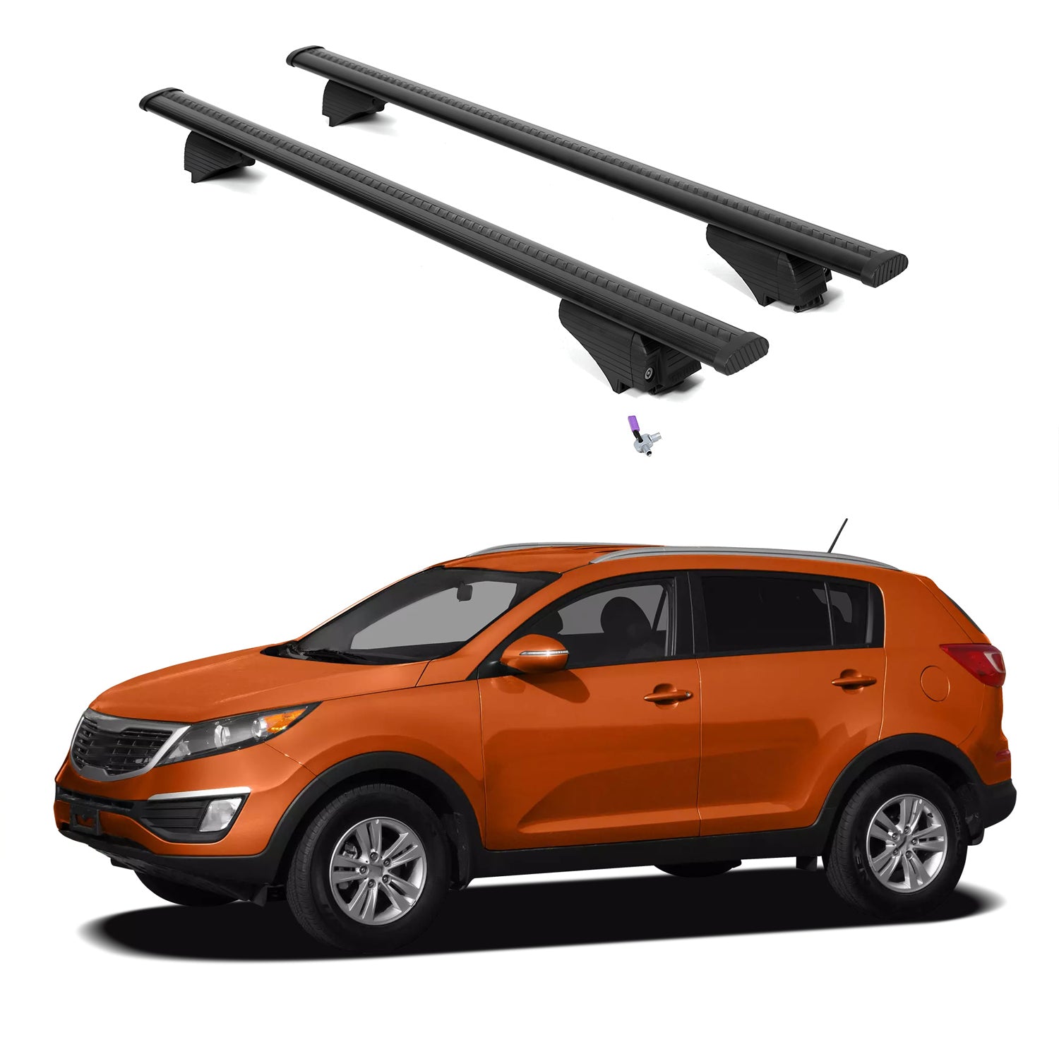 ERKUL Roof Rack Crossbars For KIA SPORTAGE 2011-2016