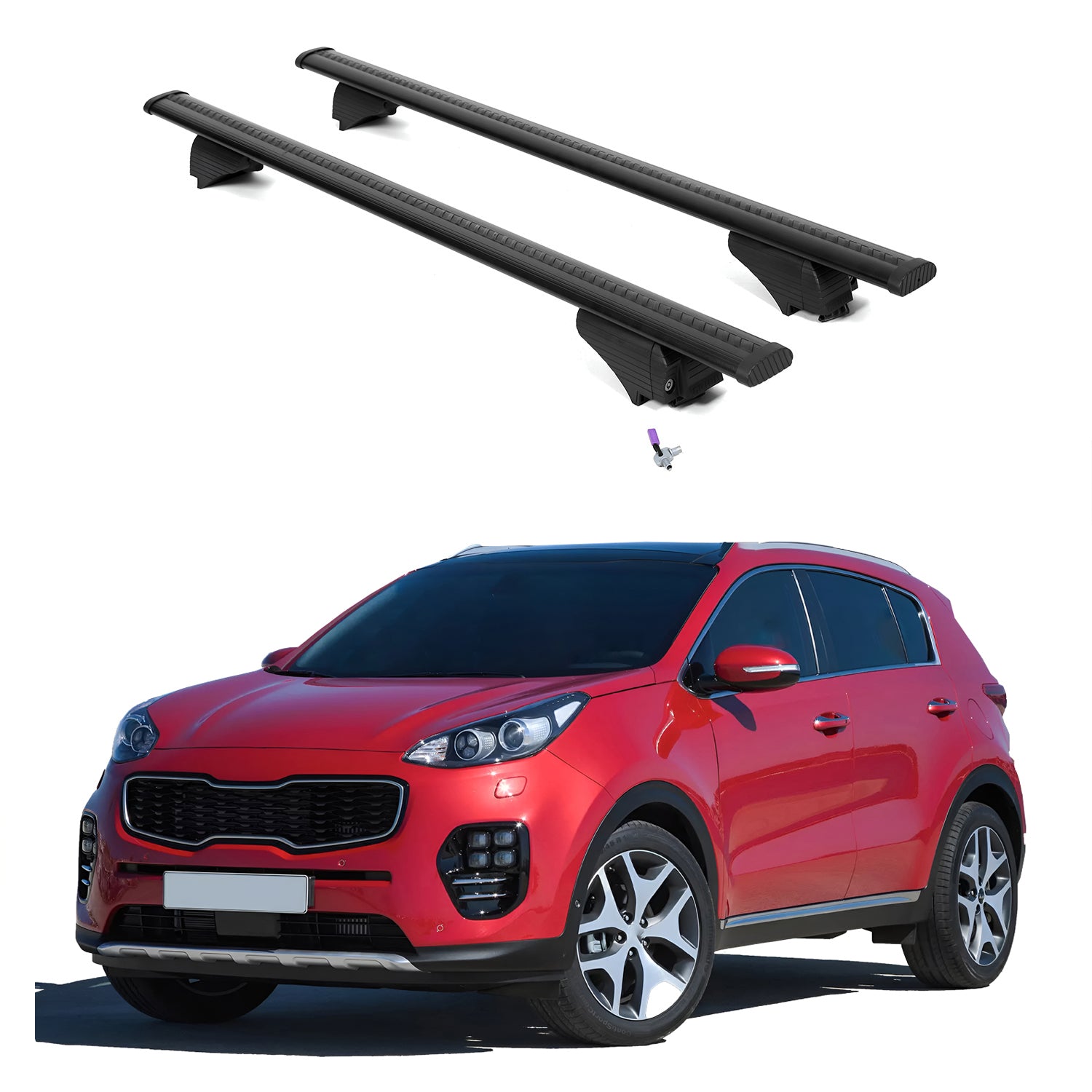 ERKUL Roof Rack Crossbars For KIA SPORTAGE 2017-2022