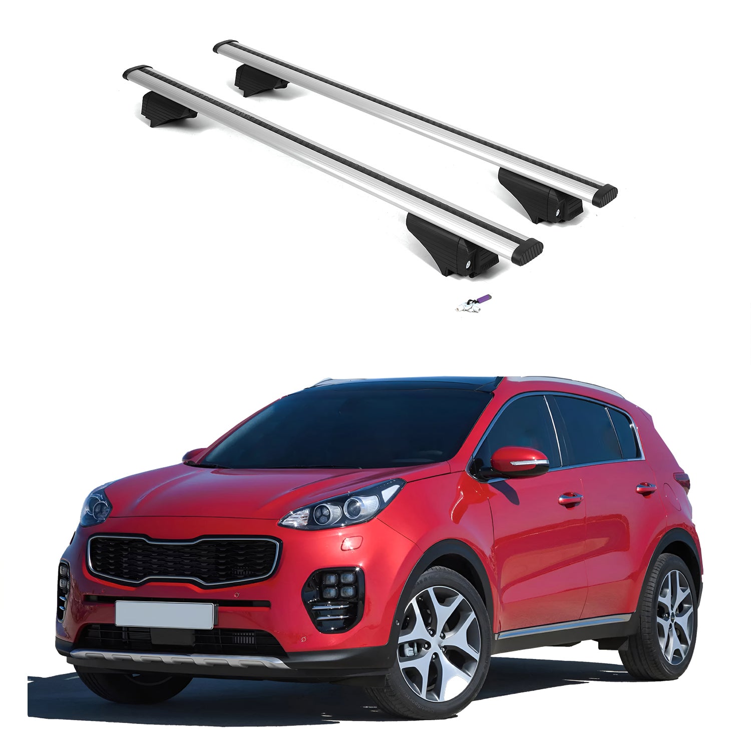 ERKUL Roof Rack Crossbars For KIA SPORTAGE 2017-2022
