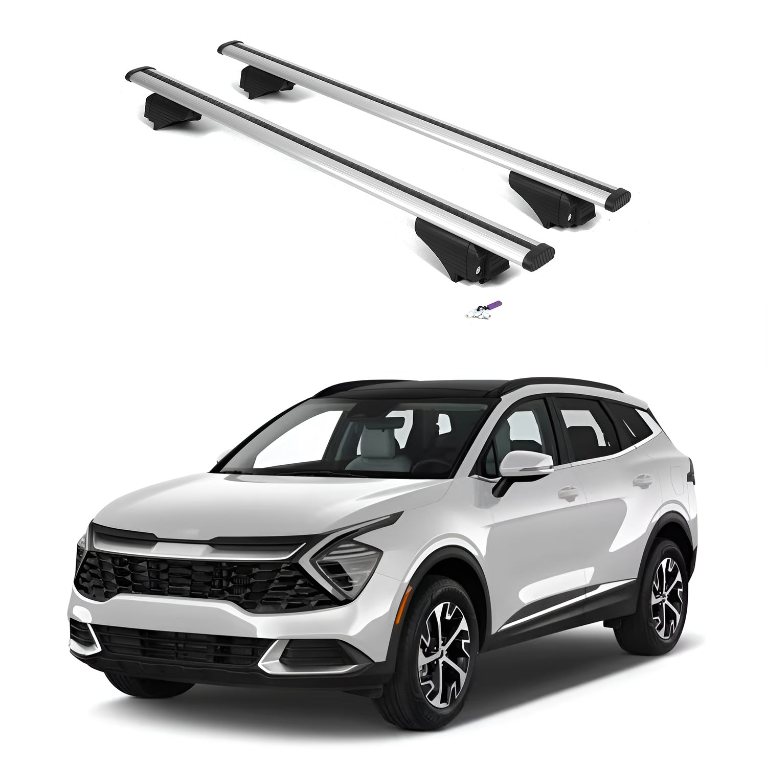 ERKUL Roof Rack Crossbars For KIA SPORTAGE 2023-2026