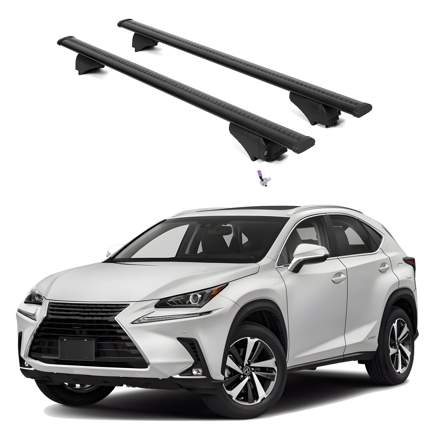 ERKUL Roof Rack Crossbars For LEXUS NX200T/NX300/NX300H 2015-2021