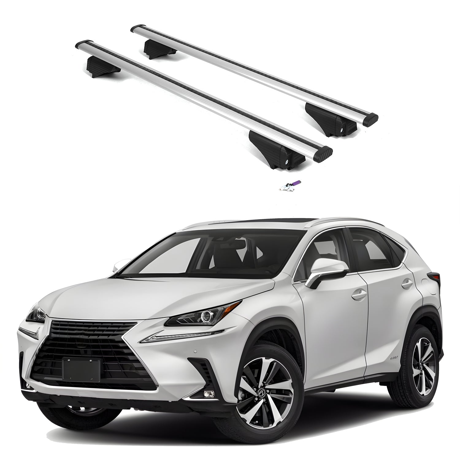 ERKUL Roof Rack Crossbars For LEXUS NX200T/NX300/NX300H 2015-2021