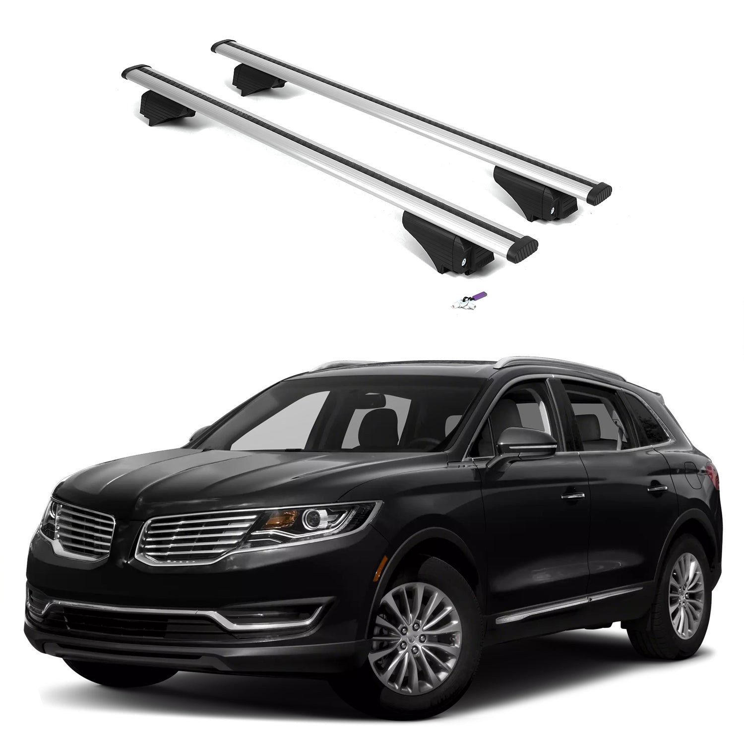 ERKUL Roof Rack Crossbars For LINCOLN MKX 2016-2018