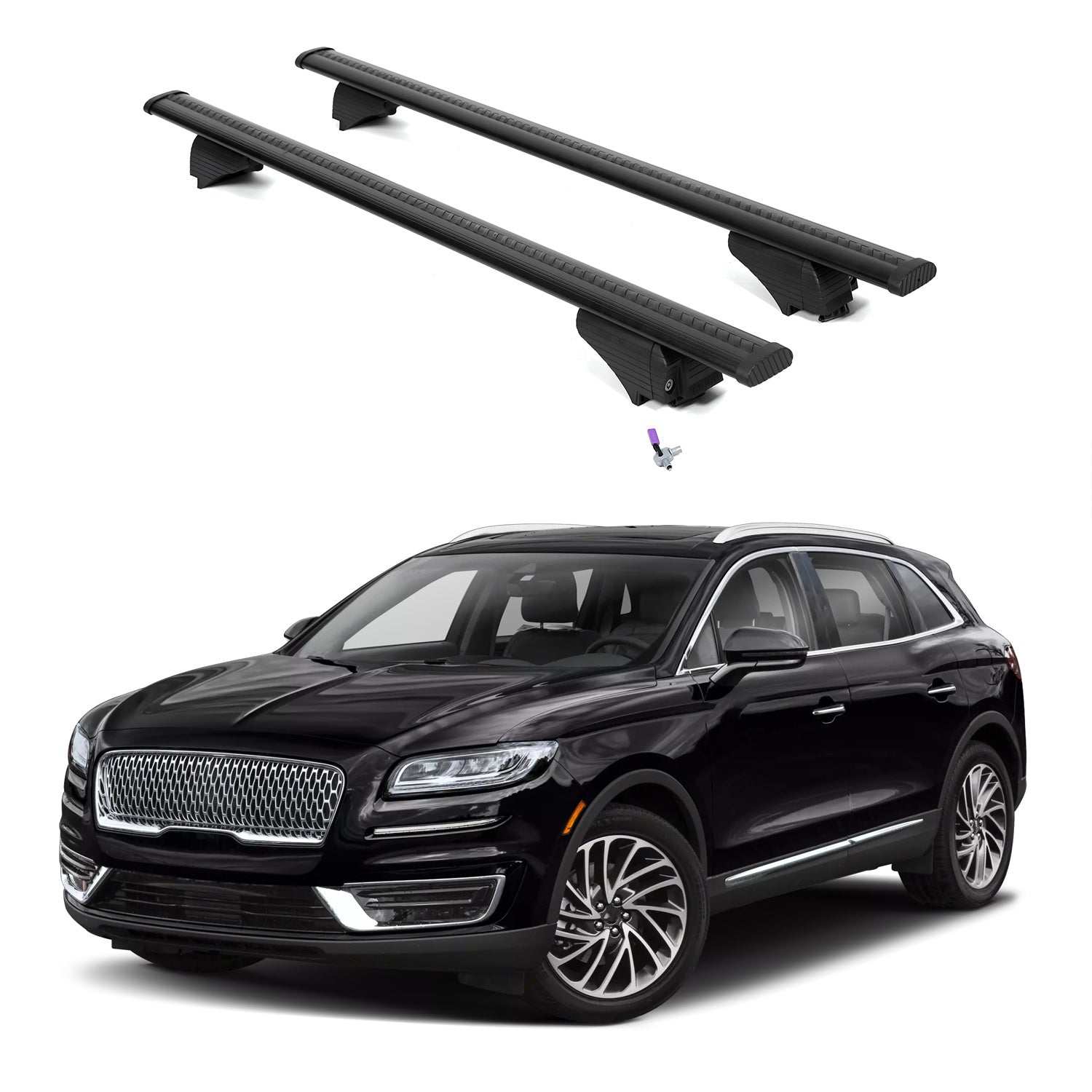 ERKUL Roof Rack Crossbars For LINCOLN NAUTILUS 2019-2023