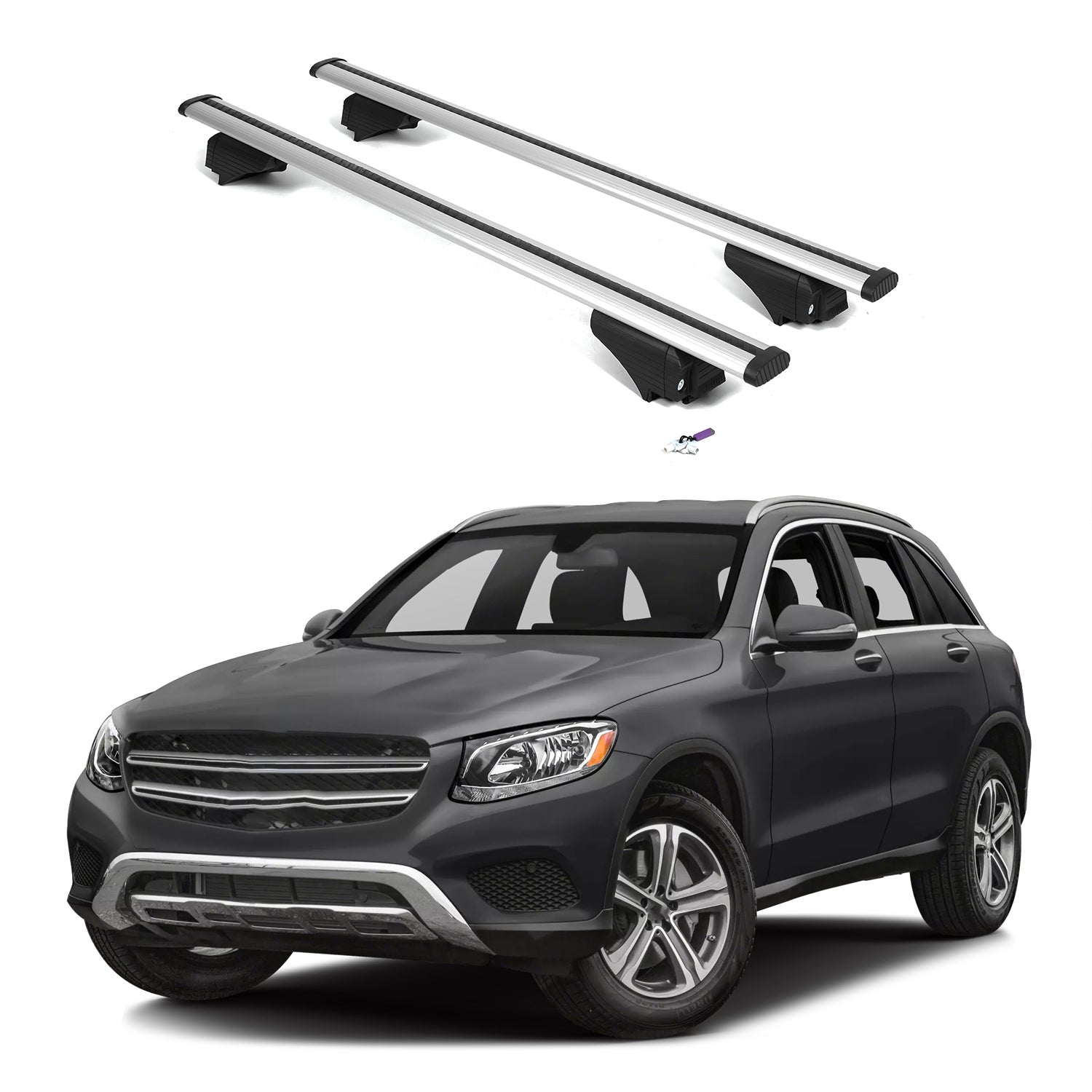 ERKUL Roof Rack Crossbars For MERCEDES-BENZ GLC300 2016-2022