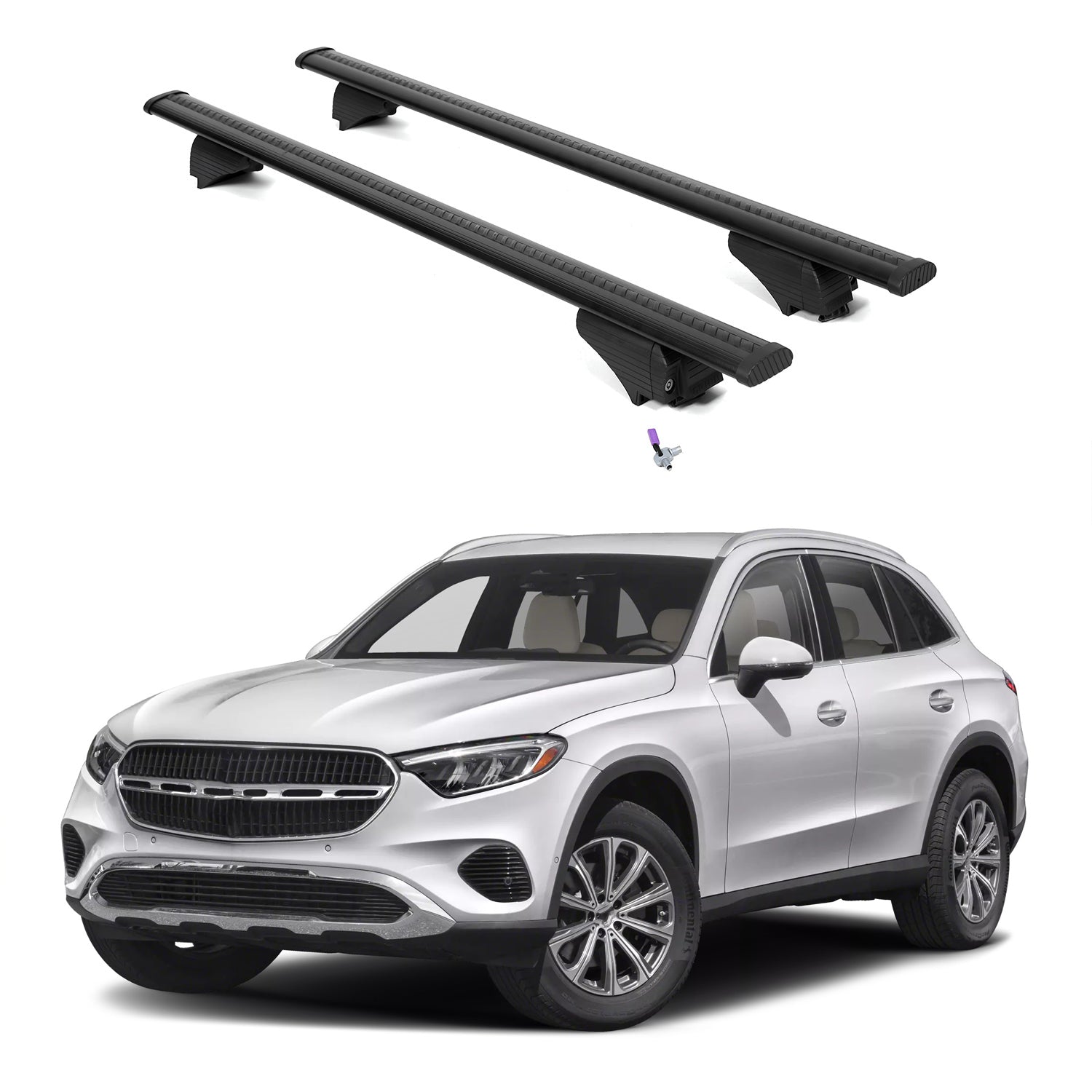 ERKUL Roof Rack Crossbars For MERCEDES-BENZ GLC300 2023-2026