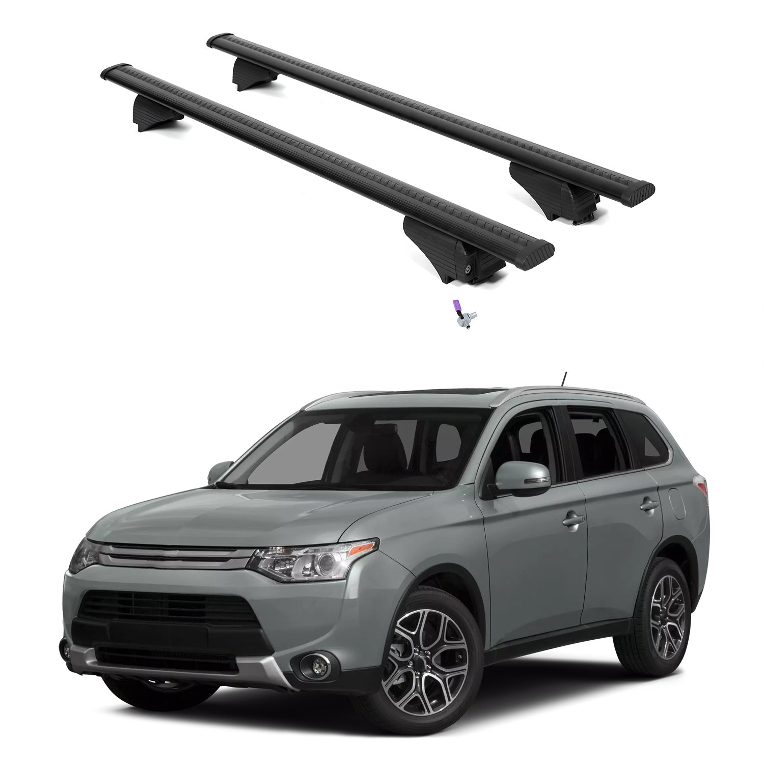 ERKUL Roof Rack Crossbars For MITSUBISHI OUTLANDER 2014-2021