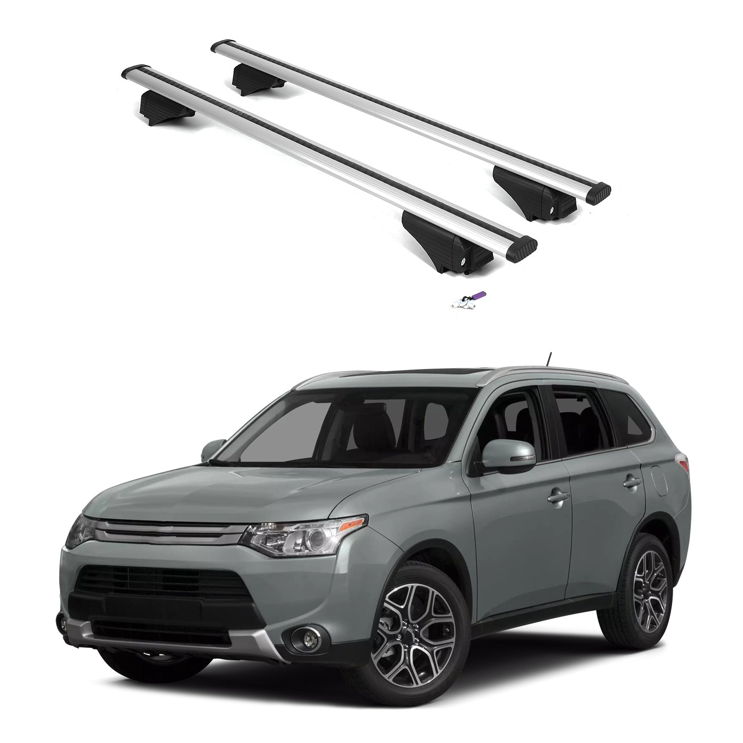 ERKUL Roof Rack Crossbars For MITSUBISHI OUTLANDER 2014-2021