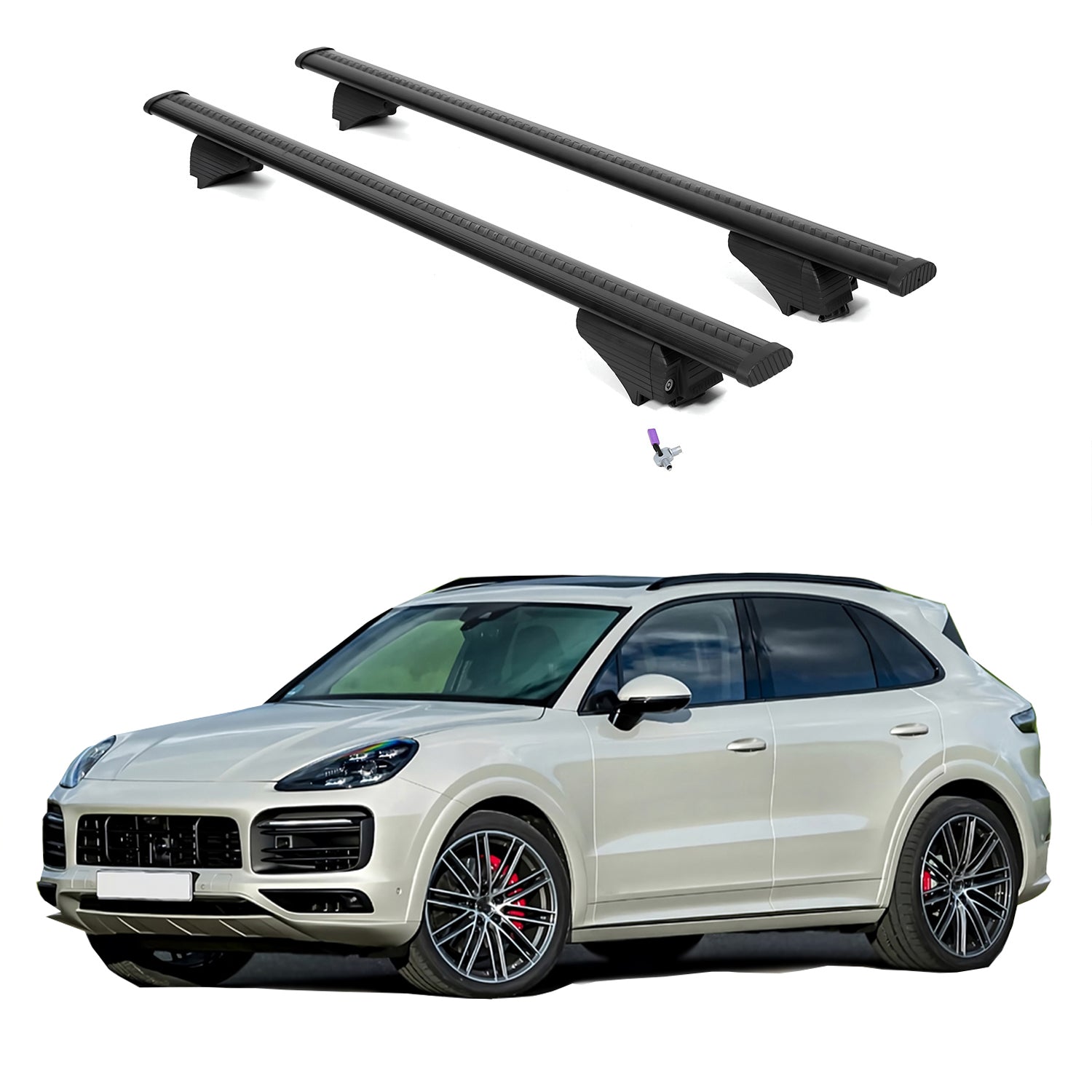 ERKUL Roof Rack Crossbars For PORSCHE CAYENNE 2019-2026