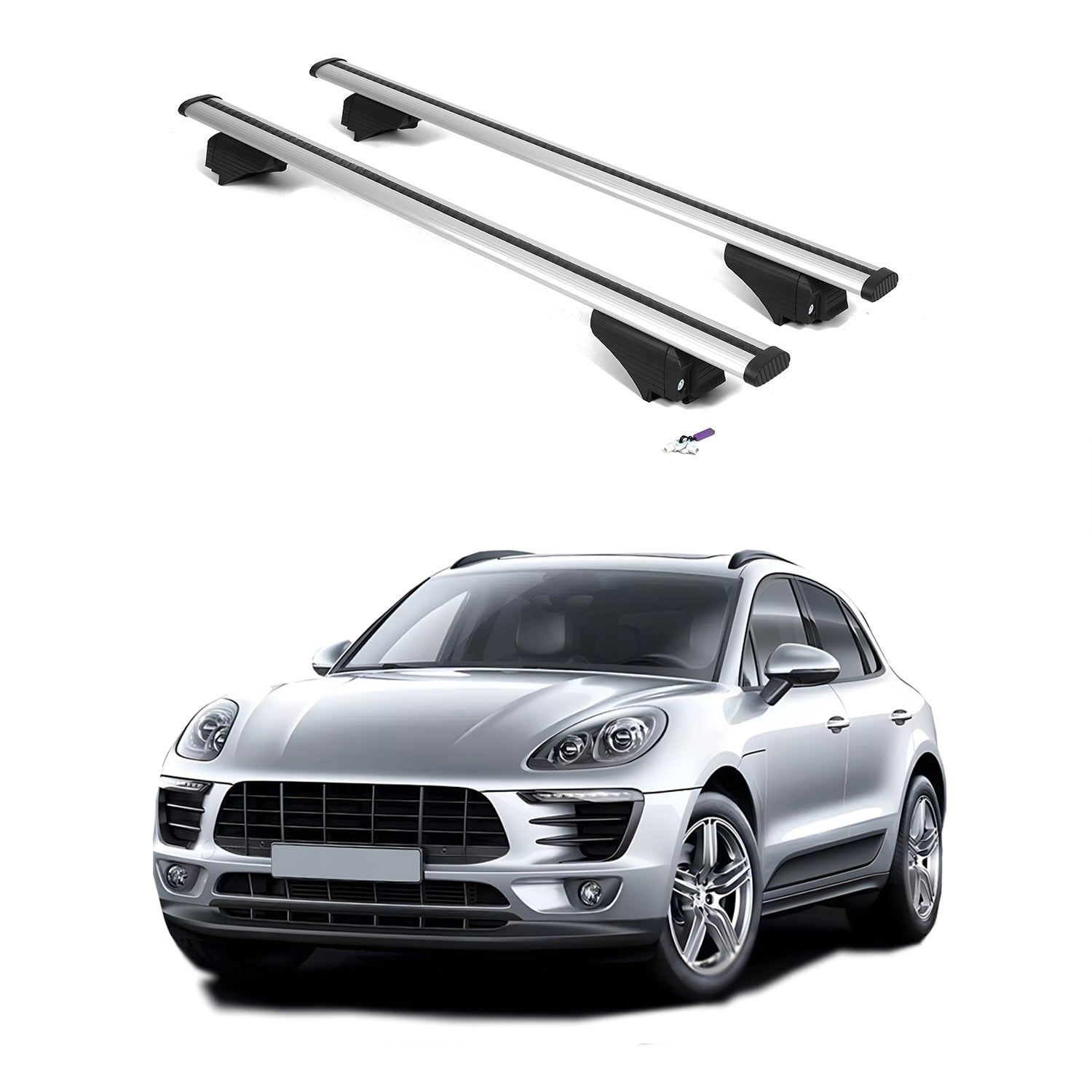ERKUL Roof Rack Crossbars For PORSCHE MACAN 2015-2026
