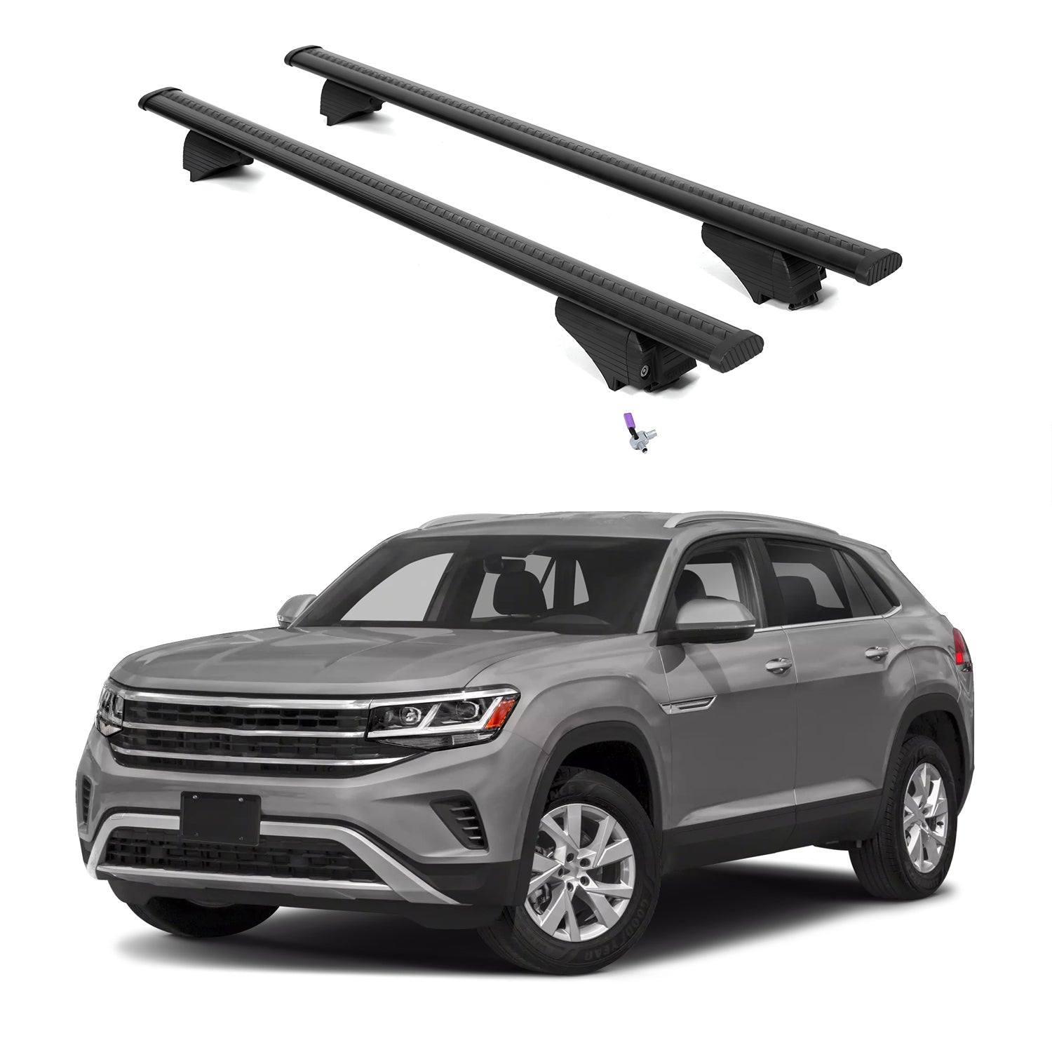ERKUL Roof Rack Crossbars For VOLKSWAGEN ATLAS CROSS SPORT 2020-2026
