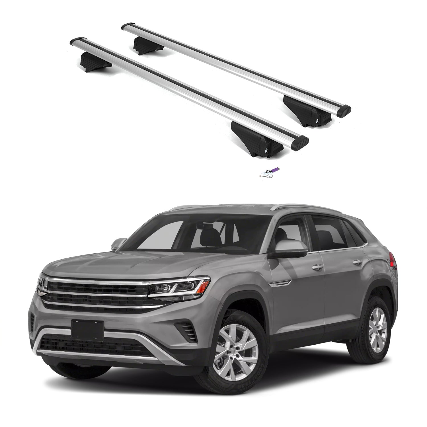 ERKUL Roof Rack Crossbars For VOLKSWAGEN ATLAS CROSS SPORT 2020-2026