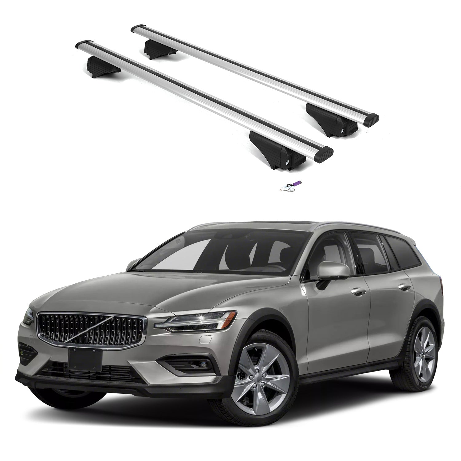 ERKUL Roof Rack Crossbars For VOLVO V60 CROSS COUNTRY 2019-2026