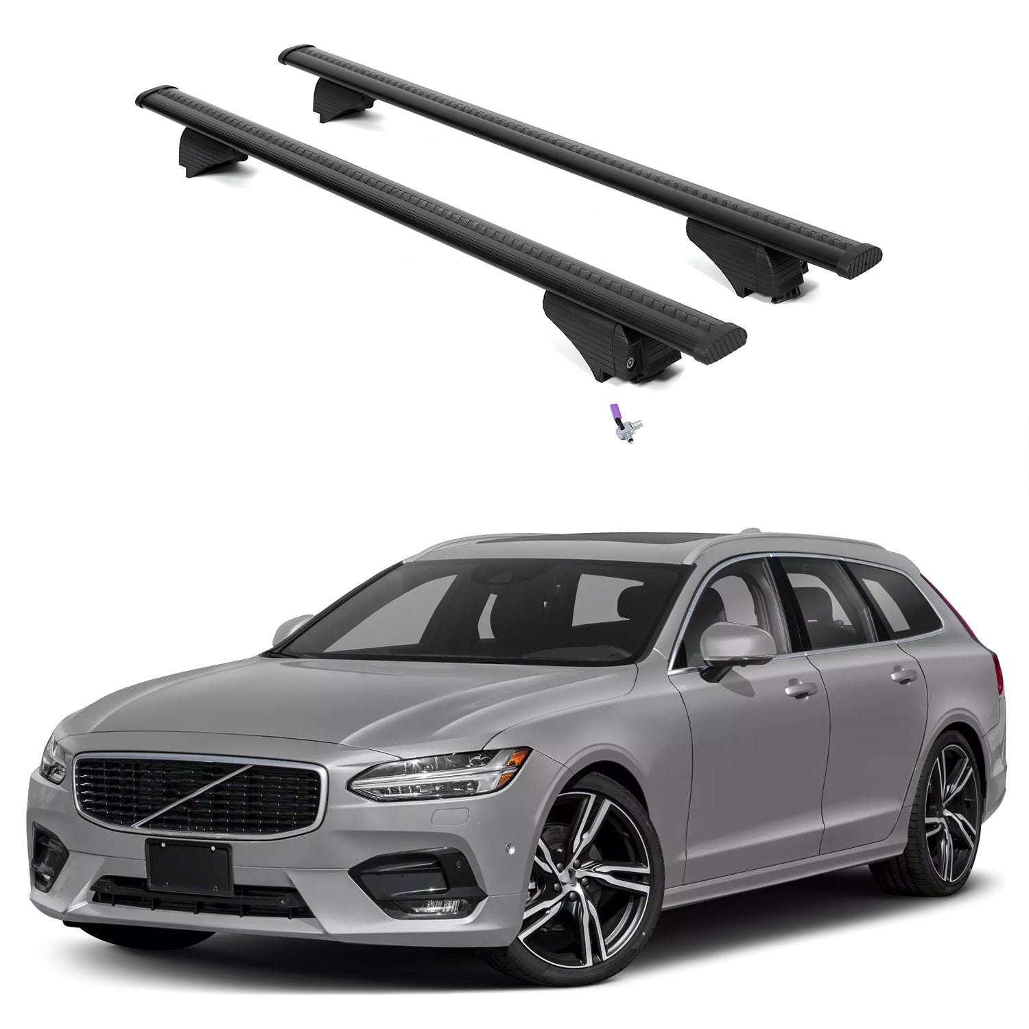 ERKUL Roof Rack Crossbars For VOLVO V90 2017-2022