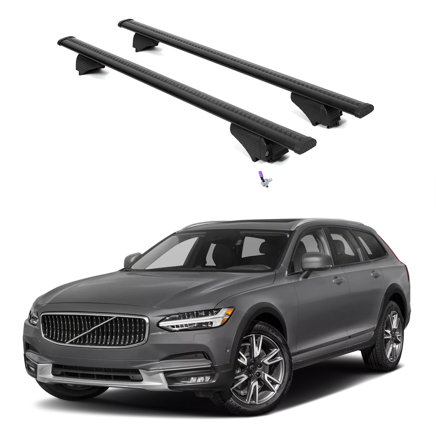 ERKUL Roof Rack Crossbars For VOLVO V90 CROSS COUNTRY 2017-2026