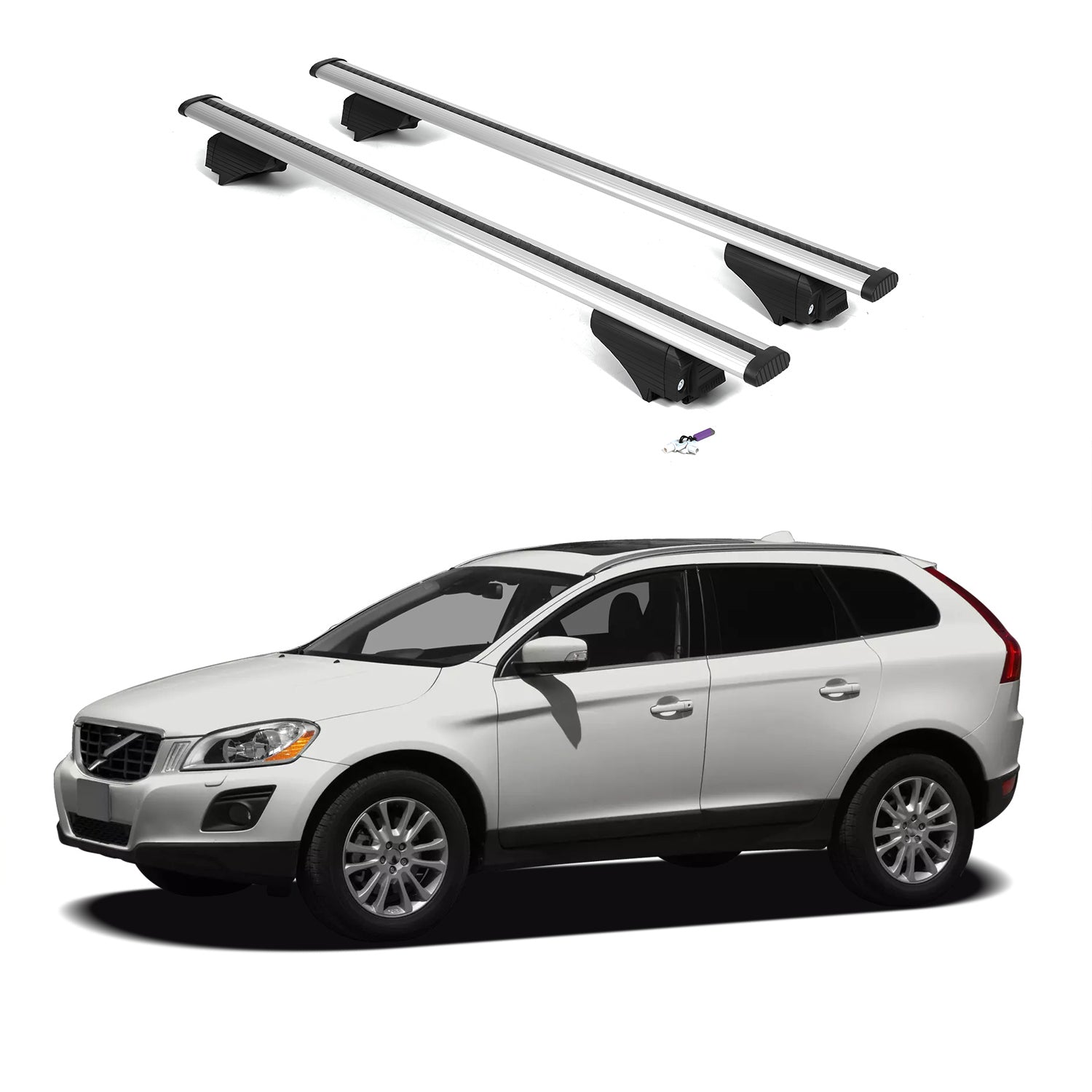 ERKUL Roof Rack Crossbars For VOLVO XC60 2009-2017