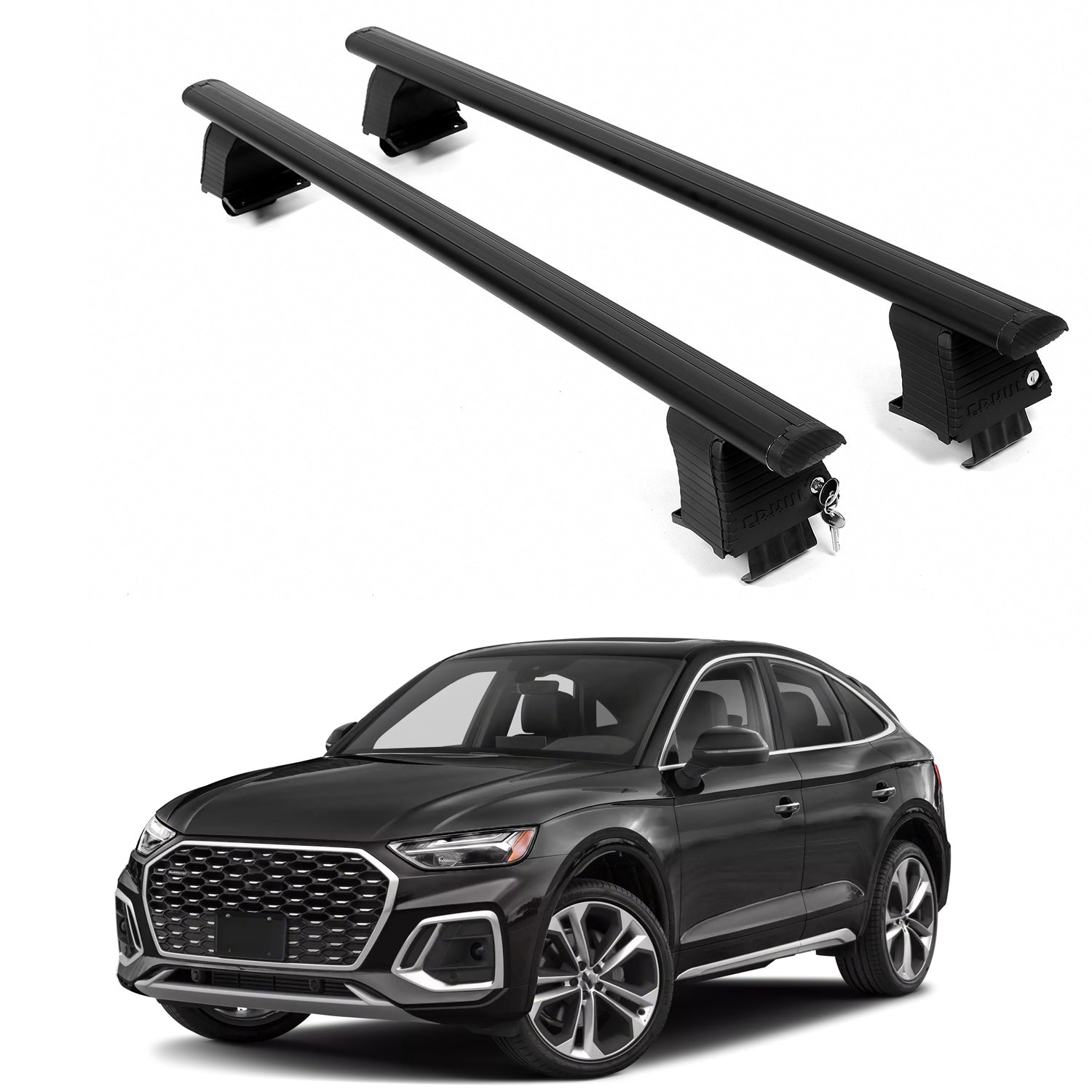 ERKUL Roof Rack Crossbars For AUDI Q5 SPORTBACK 2021-2026
