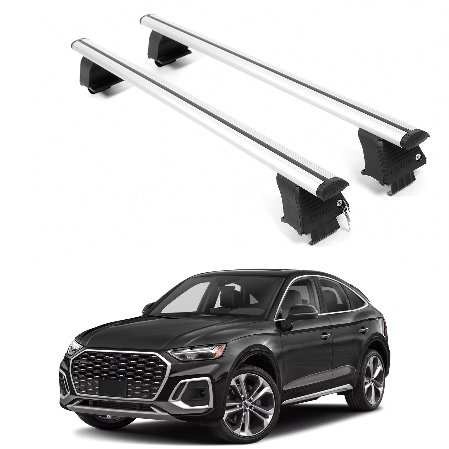ERKUL Roof Rack Crossbars For AUDI Q5 SPORTBACK 2021-2026