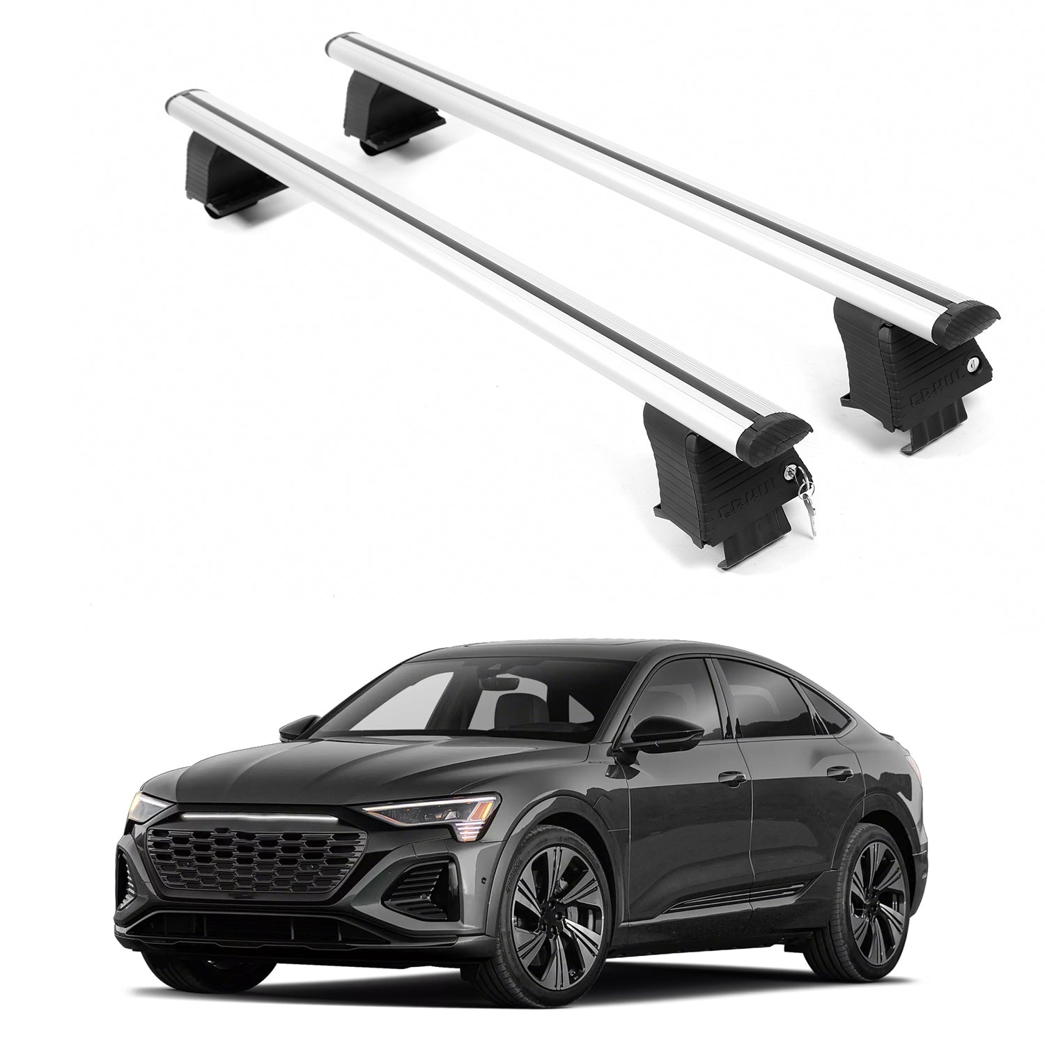 ERKUL Roof Rack Crossbars For AUDI Q8 E-TRON SPORTBACK 2024-2025