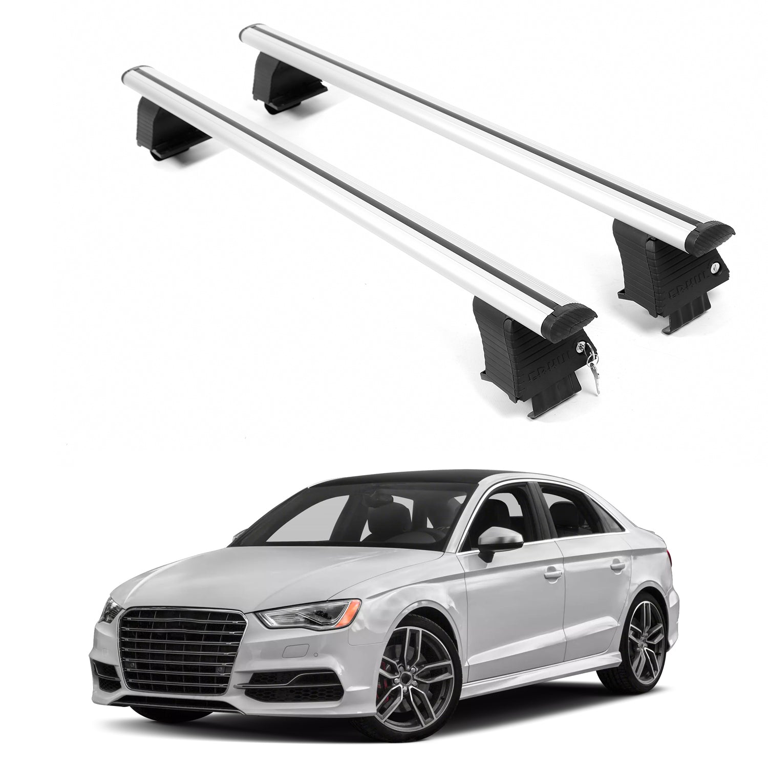 ERKUL Roof Rack Crossbars For AUDI S3 2014-2020