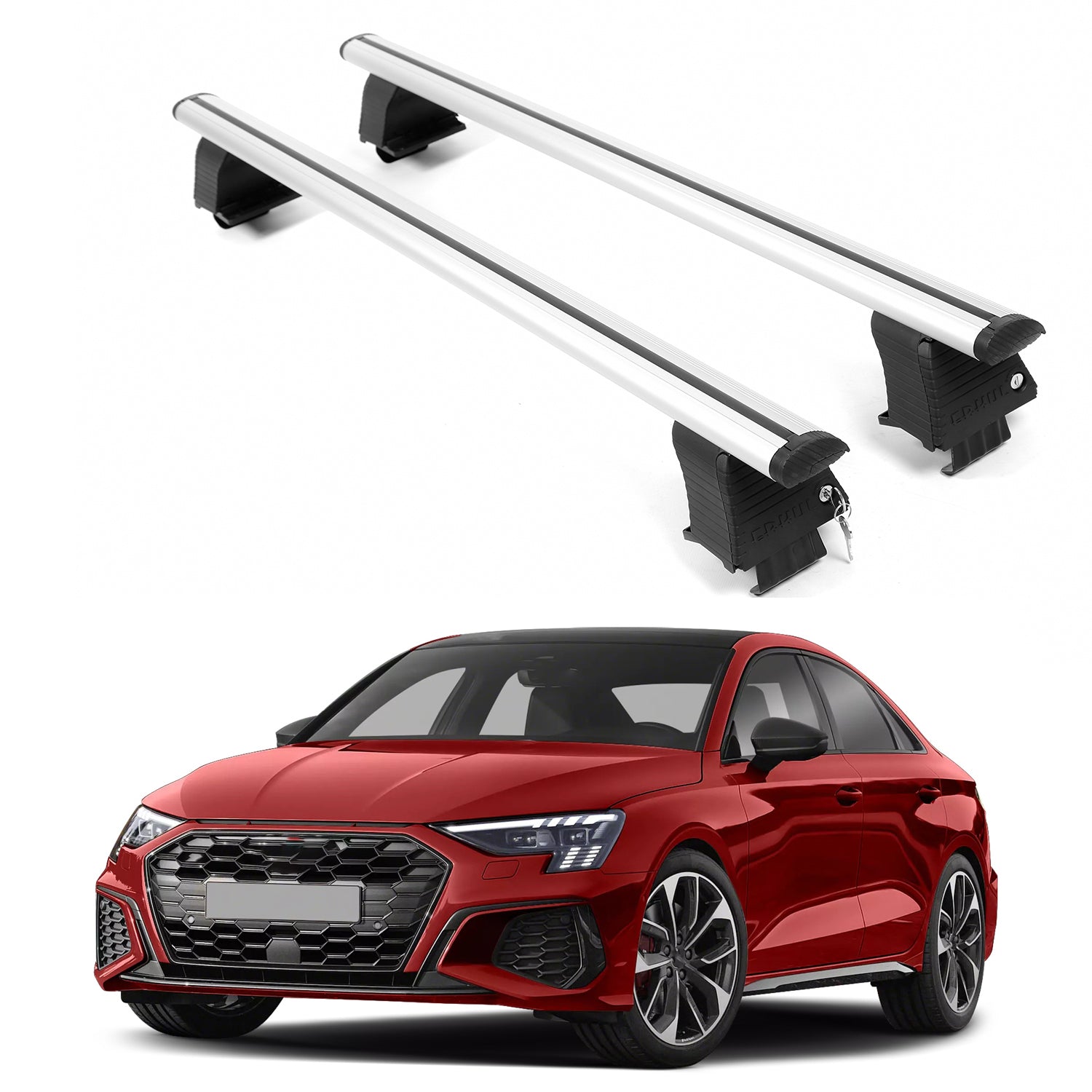 ERKUL Roof Rack Crossbars For AUDI S3 2022-2026