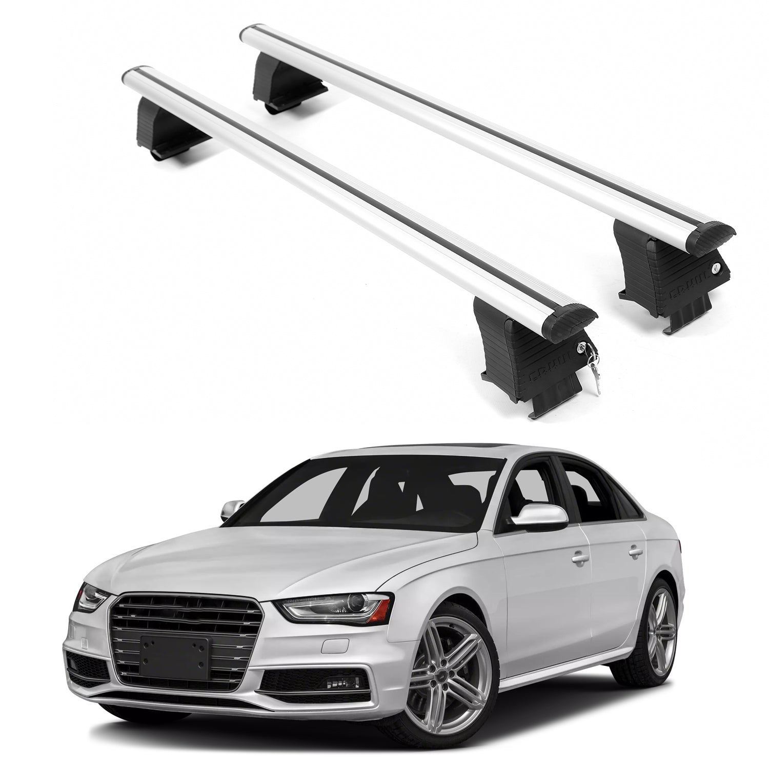 ERKUL Roof Rack Crossbars For AUDI S4 2010-2016
