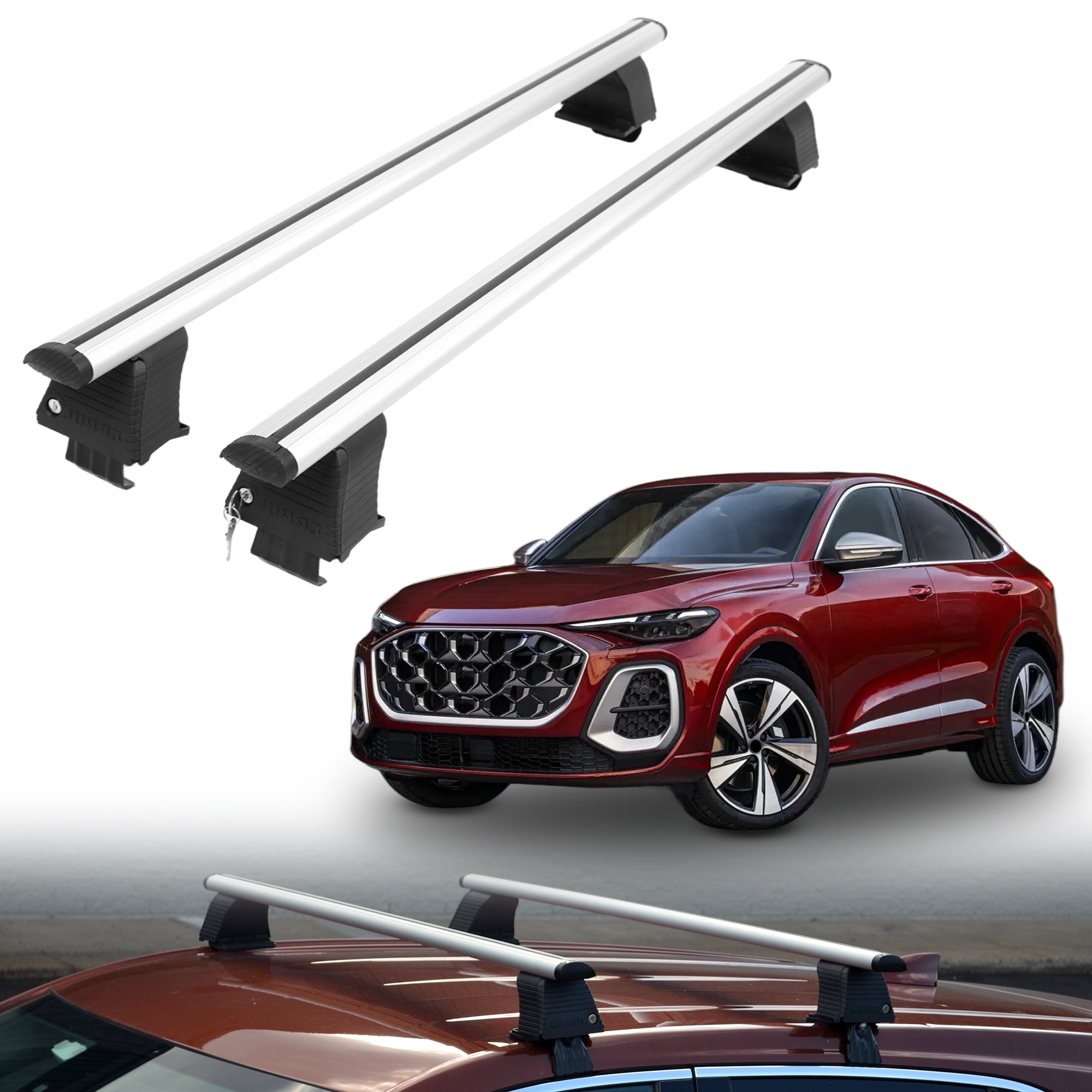 ERKUL Roof Rack Crossbars For AUDI SQ5 2018-2026