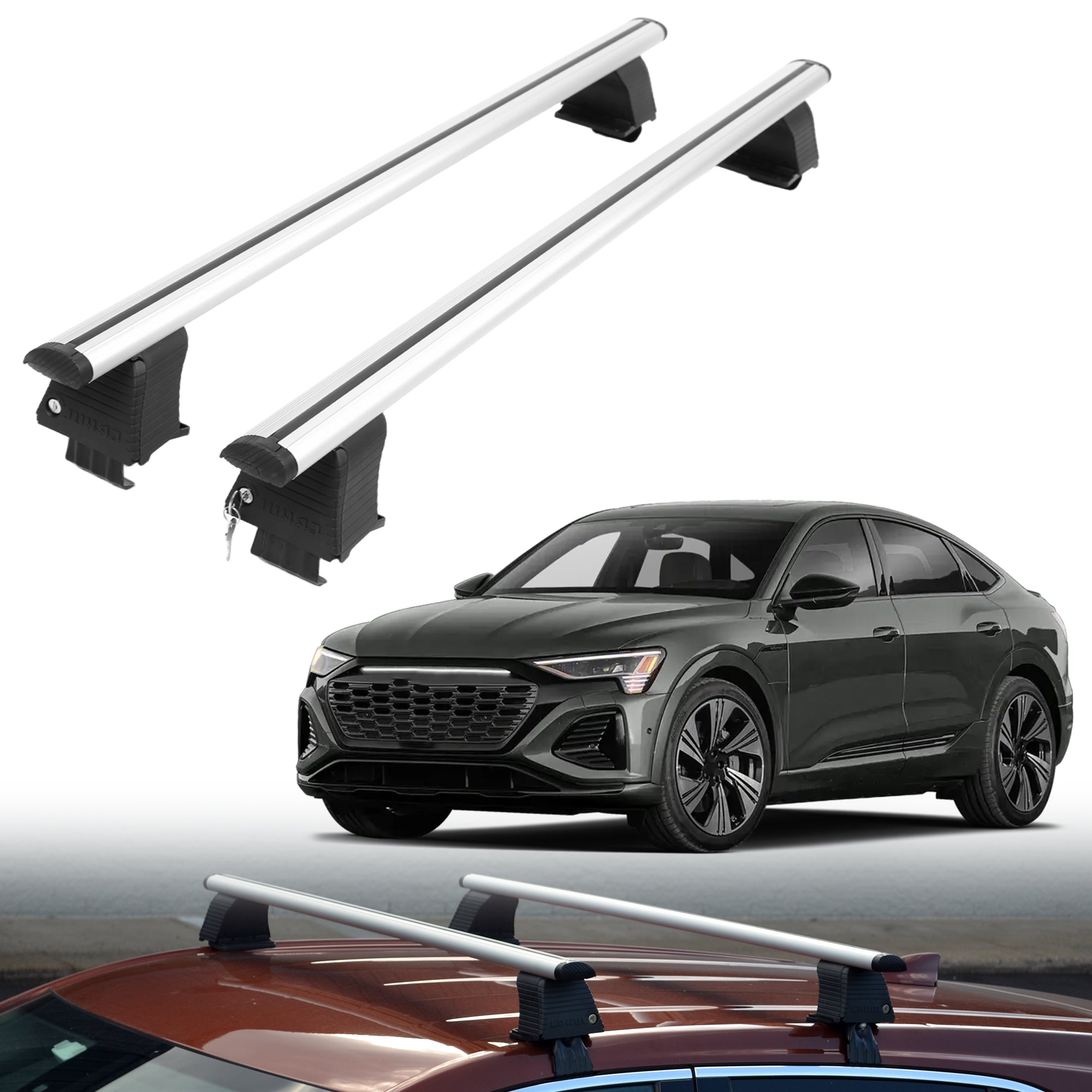 ERKUL Roof Rack Crossbars For AUDI SQ8 E-TRON 2024-2026