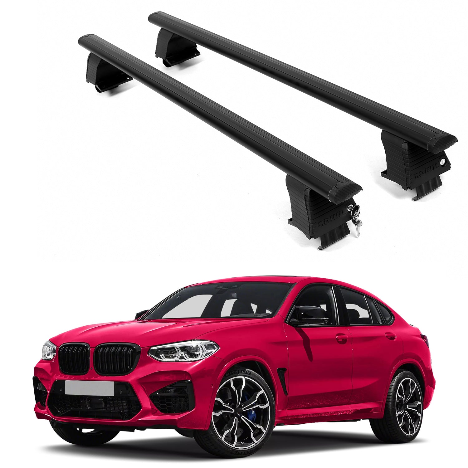 ERKUL Roof Rack Crossbars For BMW X4 M 2020-2025