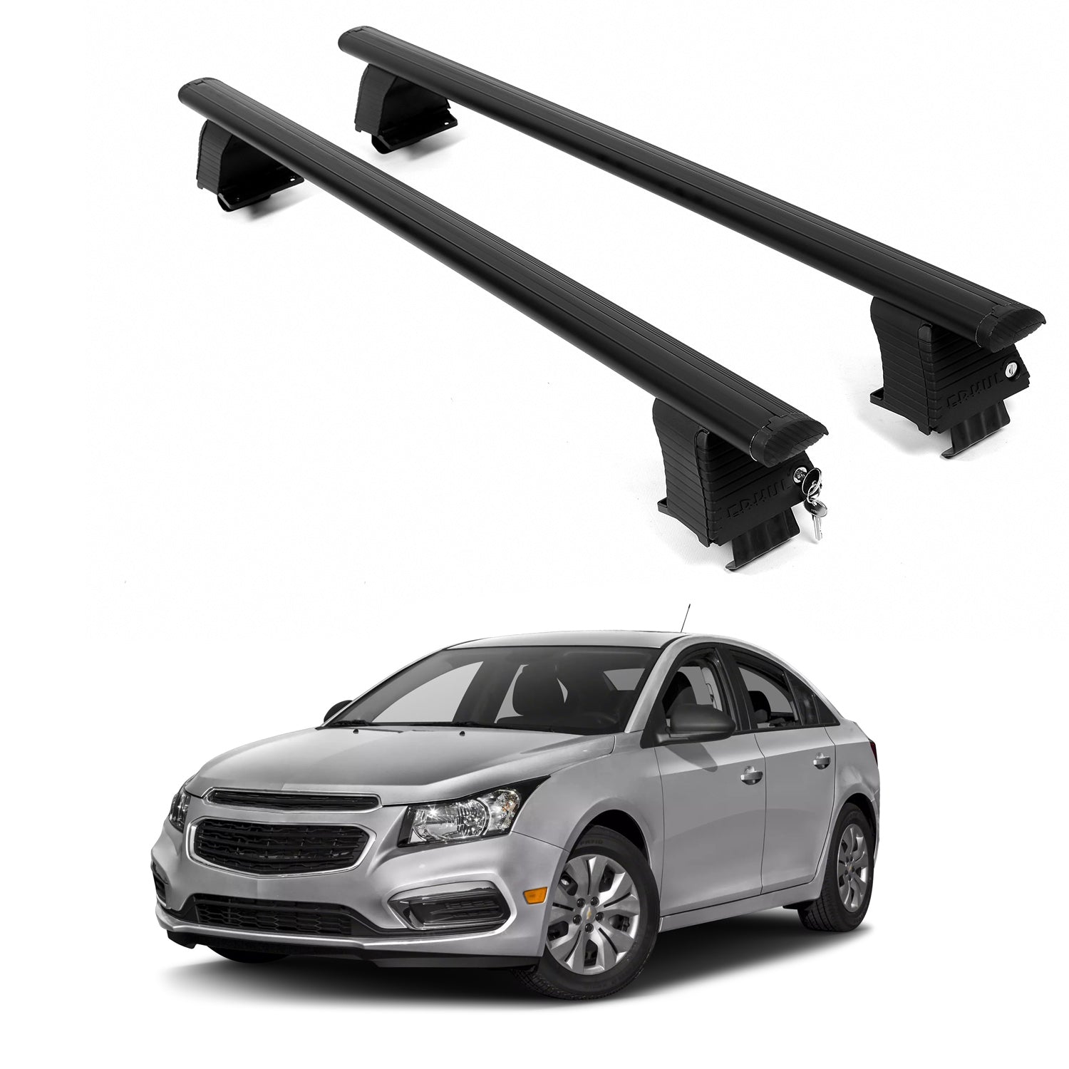 ERKUL Roof Rack Crossbars For CHEVROLET CRUZE LIMITED 2016