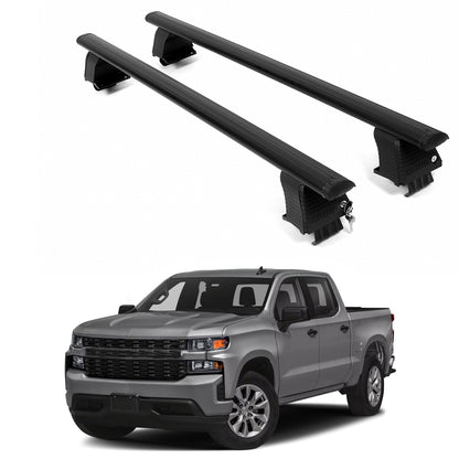 ERKUL Roof Rack Crossbars For CHEVROLET SILVERADO 1500 2019-2026