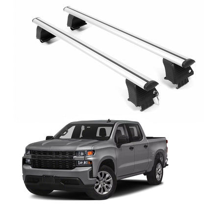 ERKUL Roof Rack Crossbars For CHEVROLET SILVERADO 1500 2019-2026