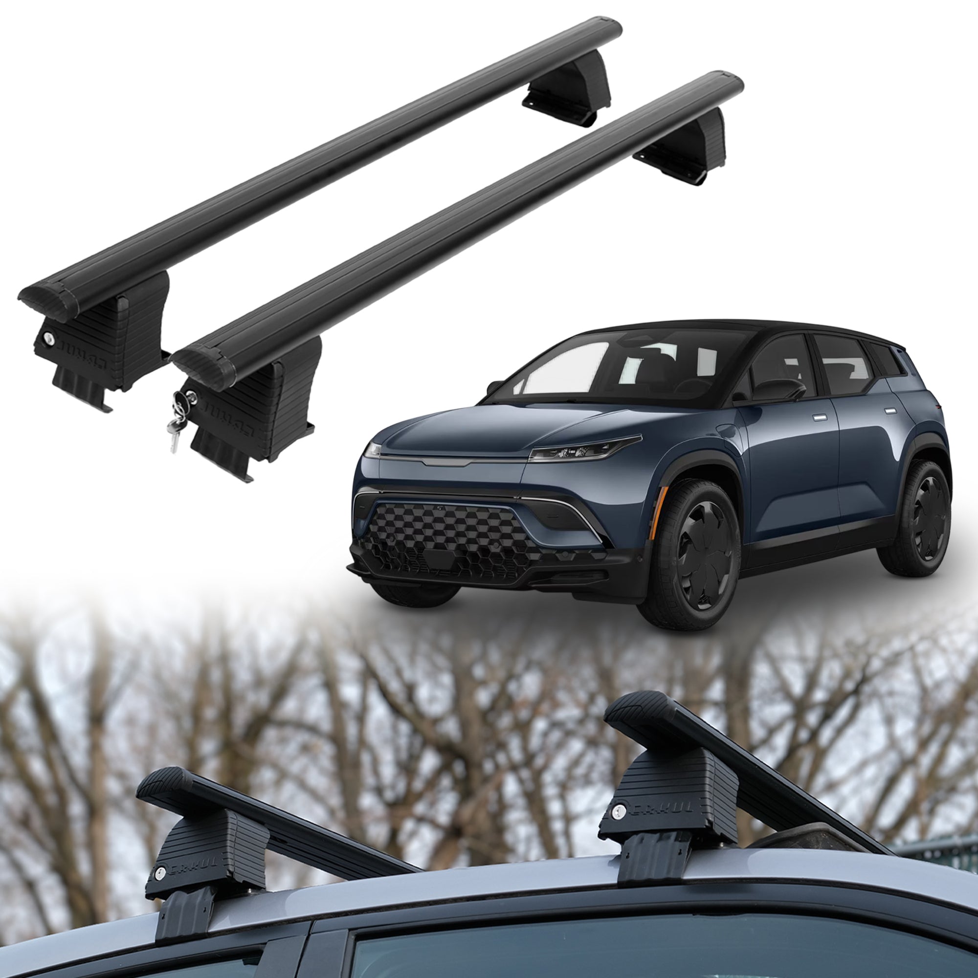ERKUL Roof Rack Crossbars For FISKER OCEAN 2023-2024