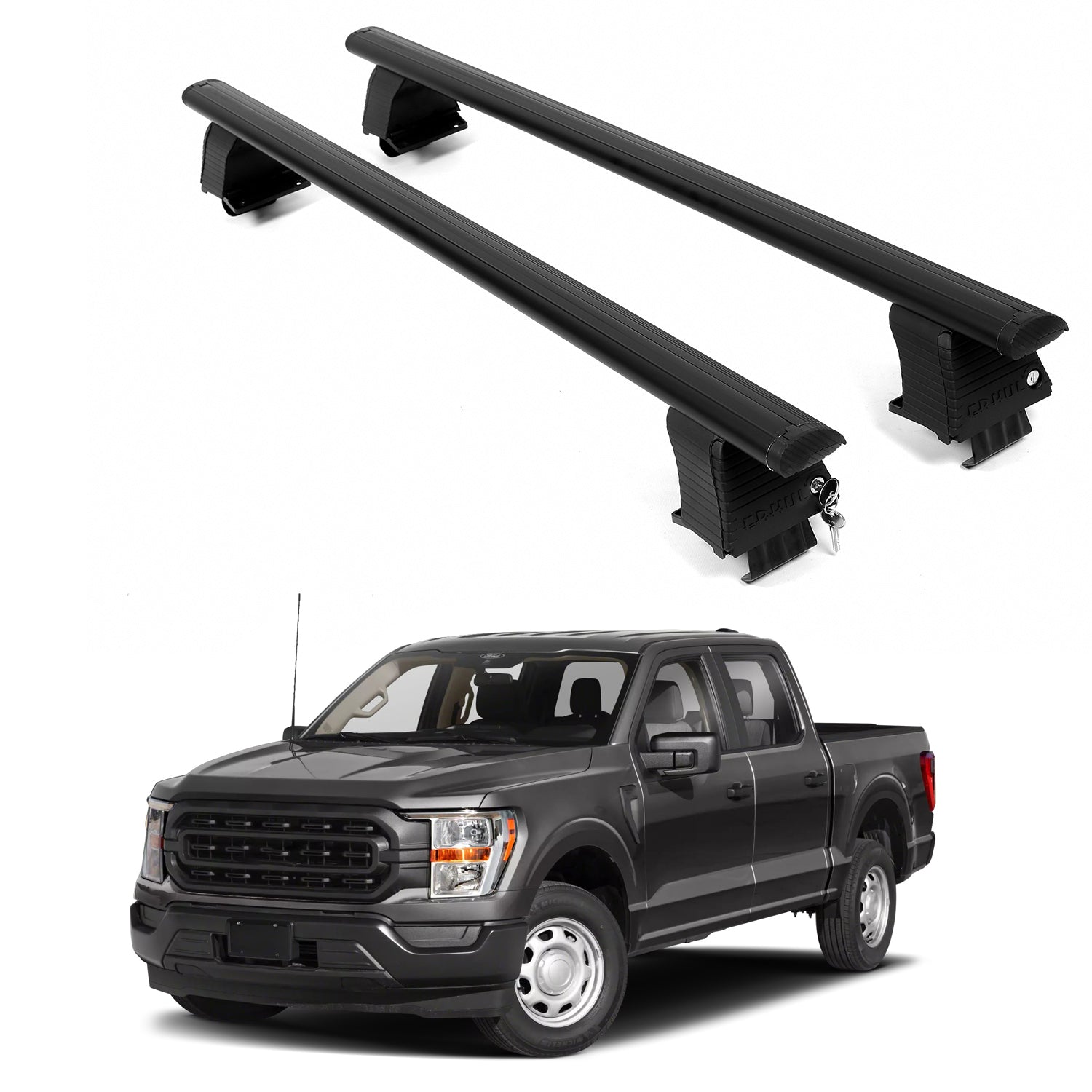 ERKUL Roof Rack Crossbars For FORD F-150 2021-2026