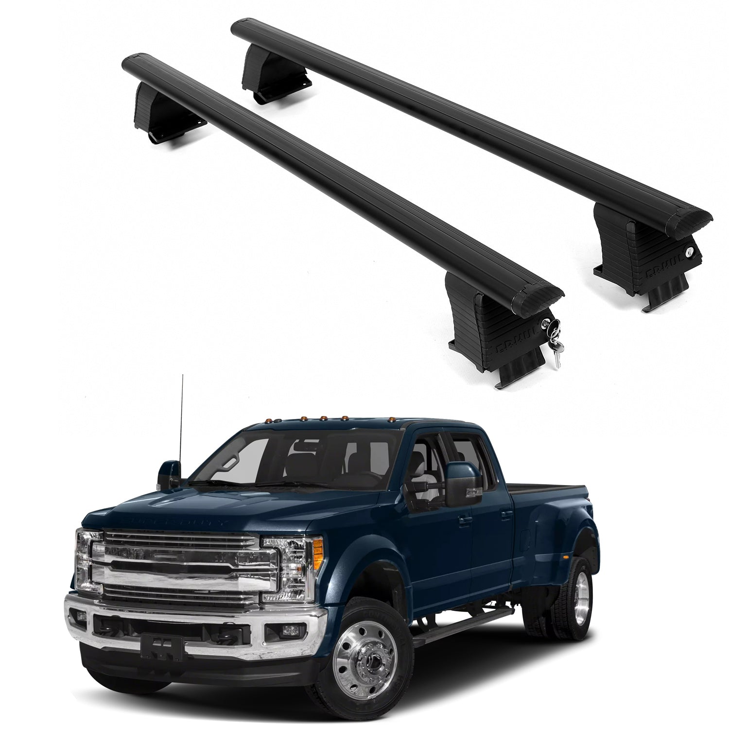 ERKUL Roof Rack Crossbars For FORD F-450 2017-2026